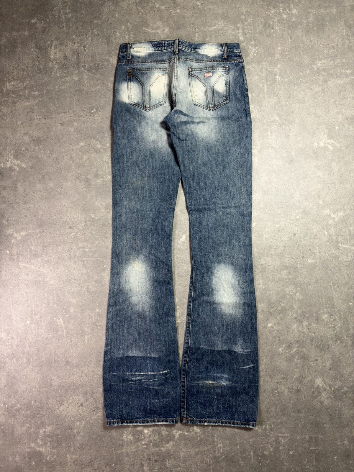 Miss Sixty Miss Sixty Flared Washed Flip Tommy Vintage Jeans 29 Bootcut Size 29" - 2 Thumbnail