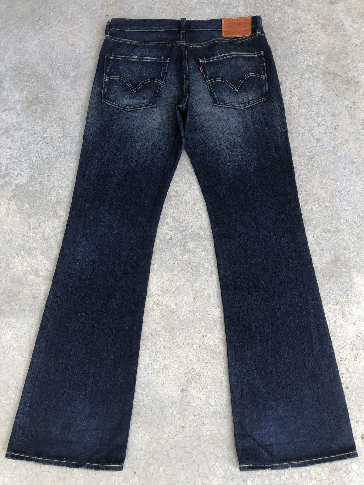 If Six Was Nine Levis 507 Flared Jeans Distressed Denim Size US 33 - 1 Thumbnail