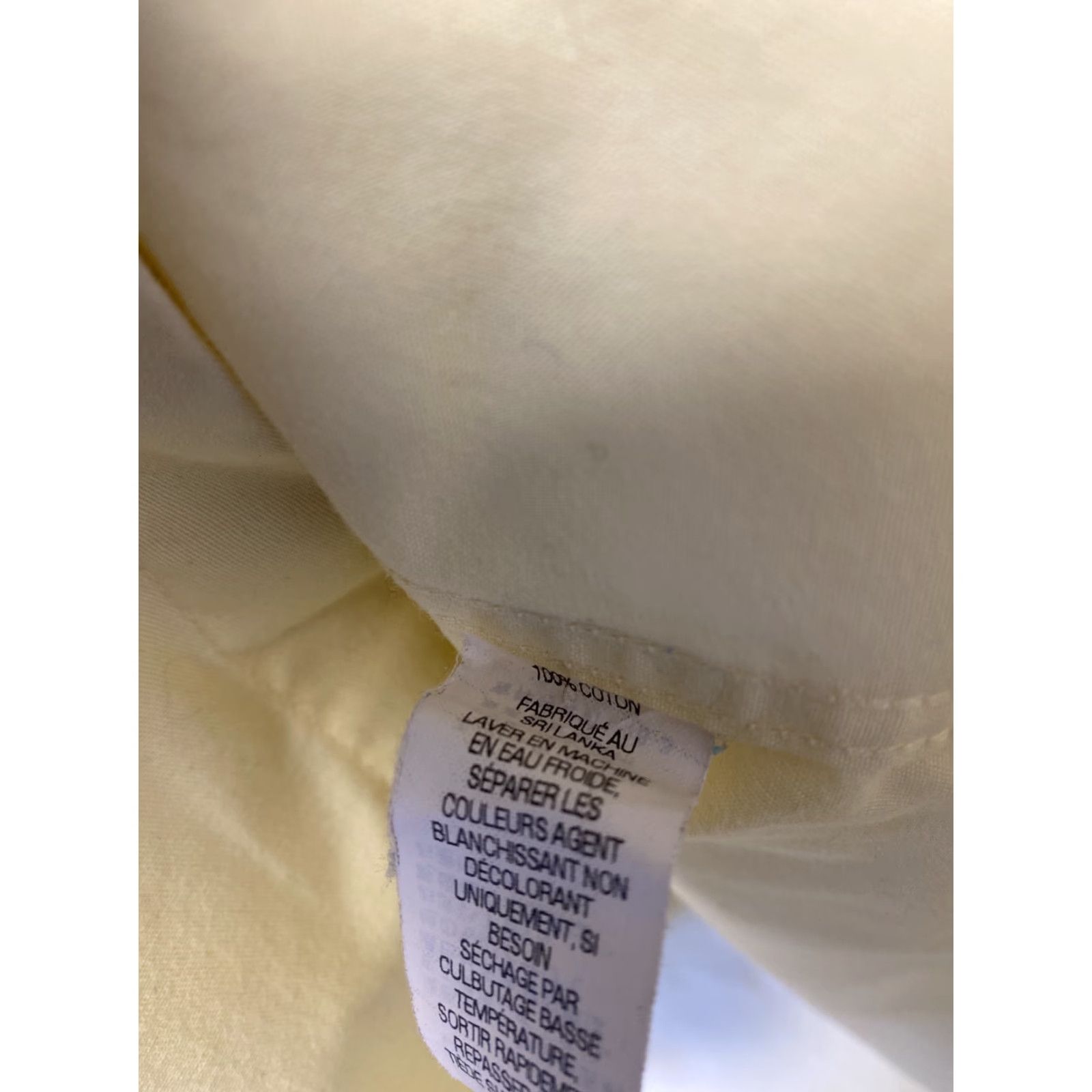 Vintage L.L. Bean Vintage Button-Up Shirt Men's XLT Yellow Solid Long Sleeve Casual Outdoor Size US XL / EU 56 / 4 - 7 Thumbnail