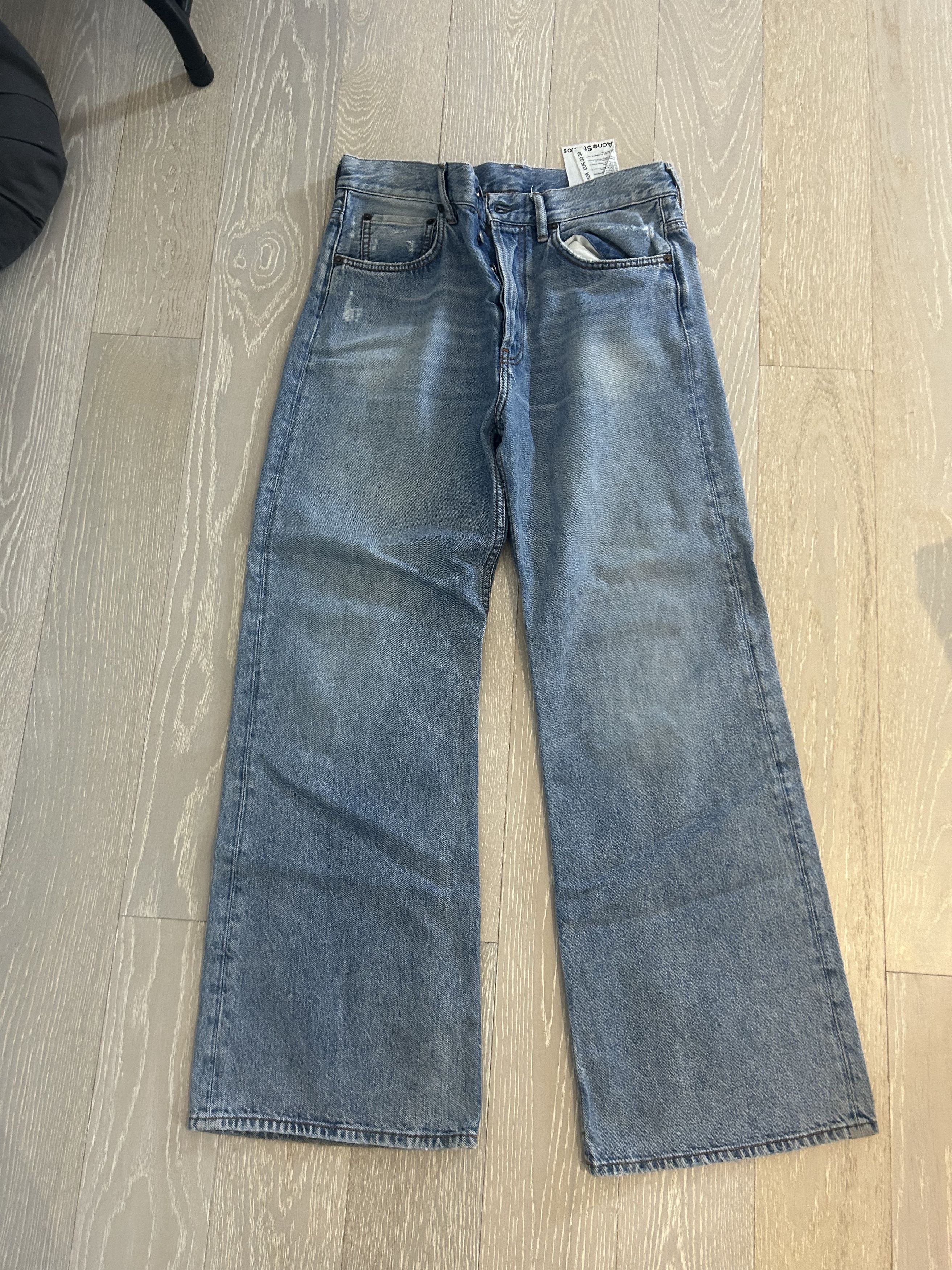 Acne Studios Acne Studios - 2021M Jeans Light Blue Trash Wash 
