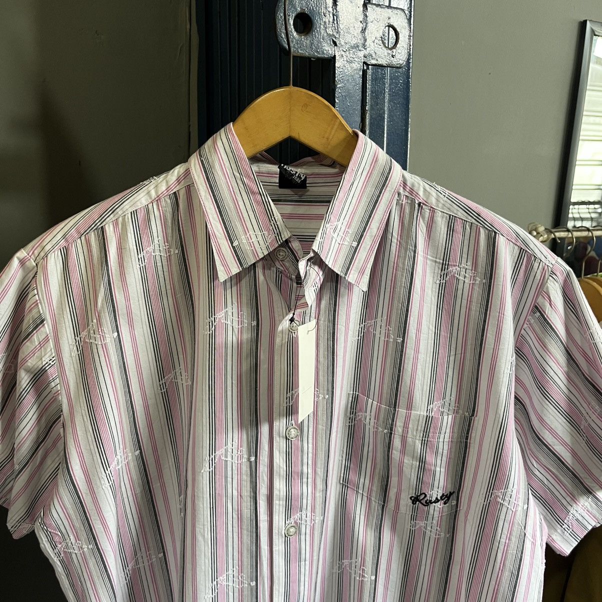 Rusty Vintage Surfing Rusty Button Short Sleeve Size US L / EU 52-54 / 3 - 2 Thumbnail
