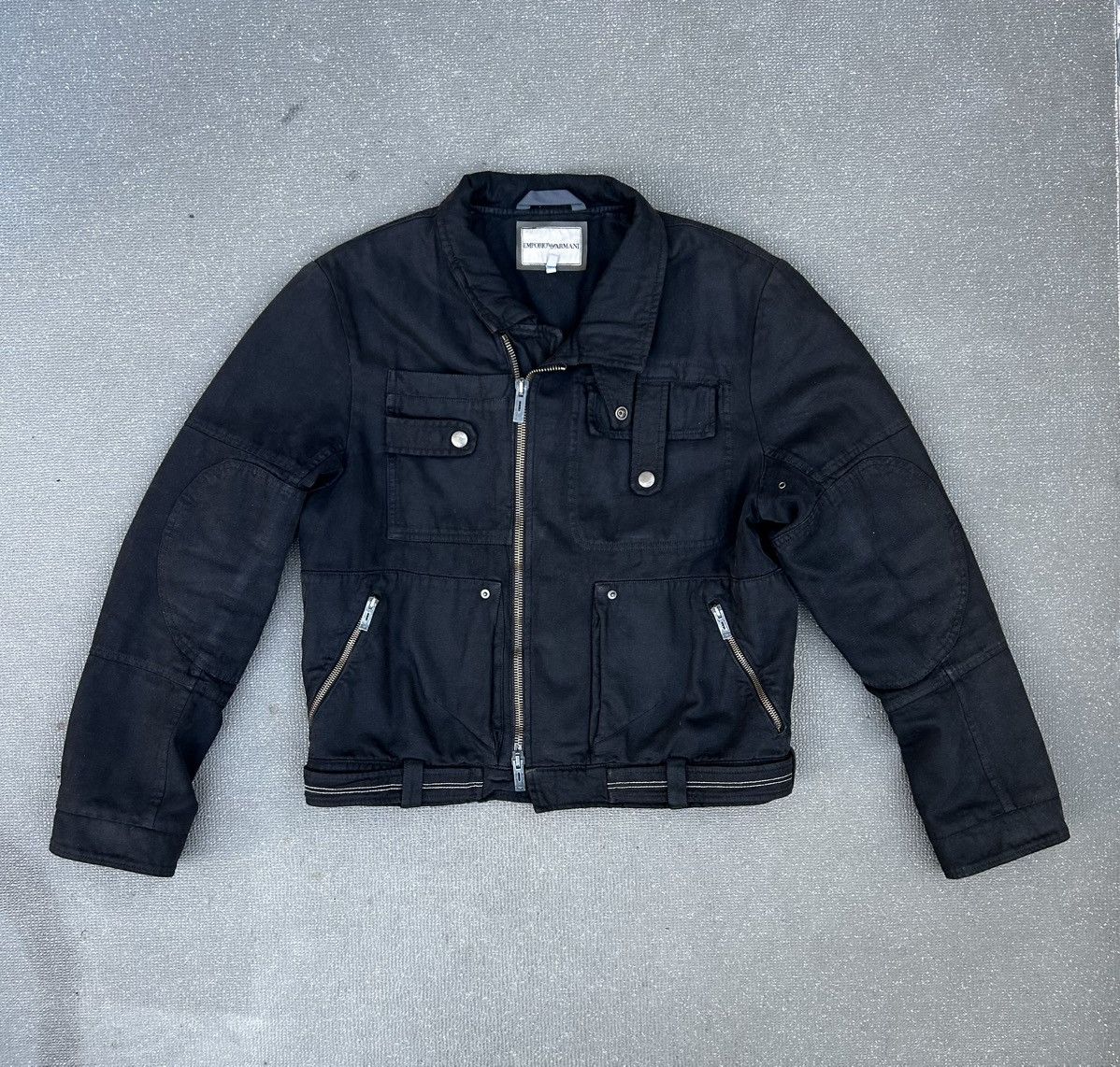 Emporio Armani vintageduck canvas military jacket