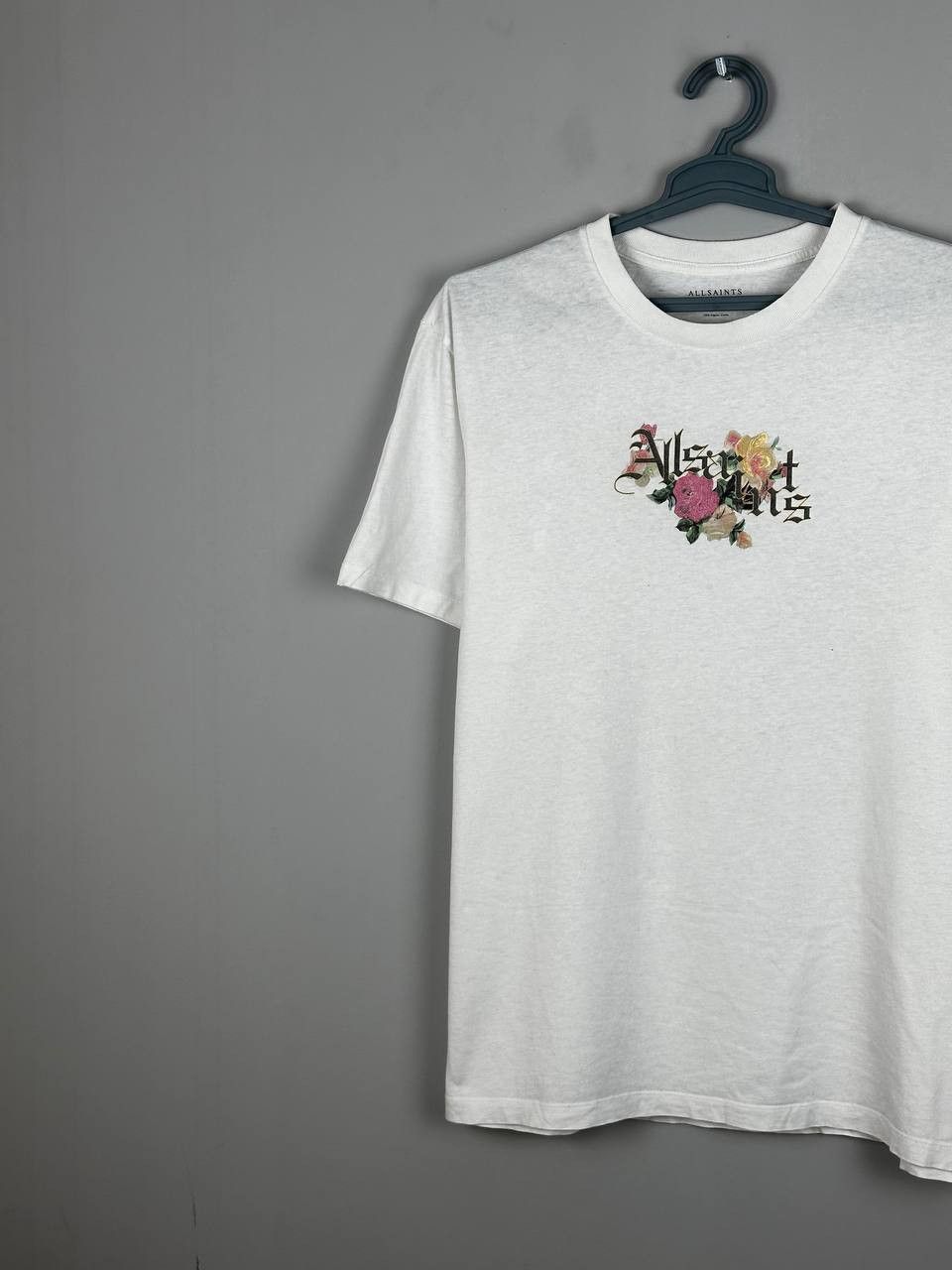 Allsaints Allsaints Streetwear Flower Logo White T Shirt Size US M / EU 48-50 / 2 - 3 Thumbnail