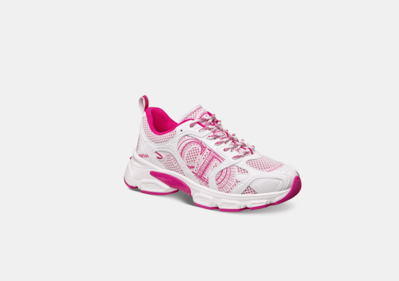 Dior o1w1db11225 KCK414 Low-Top Sneakers in White/Fuchsia Size US 6 / IT 36 - 2 Thumbnail