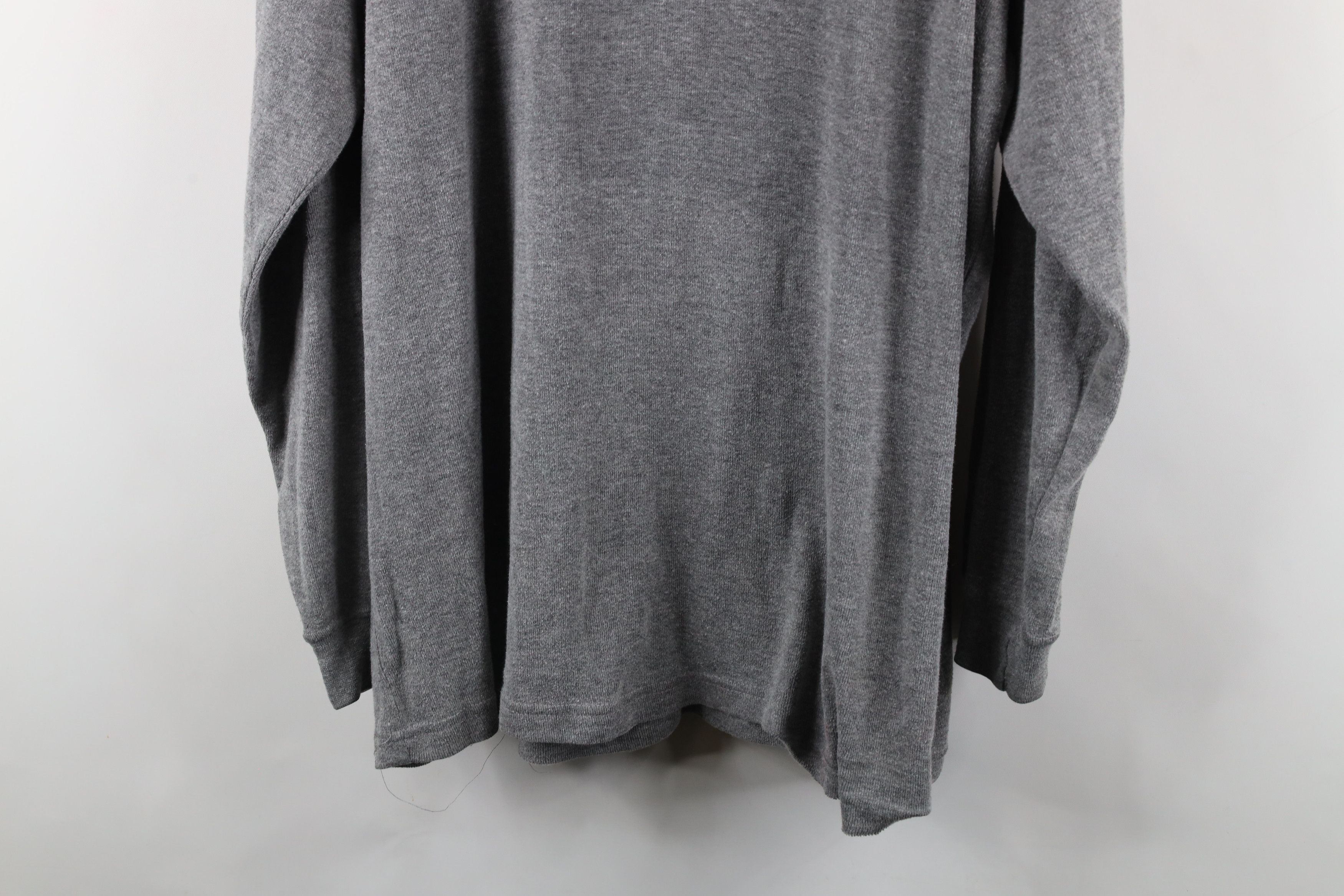 Vintage Vintage 90s Streetwear Knit Long Sleeve Henley T-Shirt Size US XXL / EU 58 / 5 - 13 Thumbnail