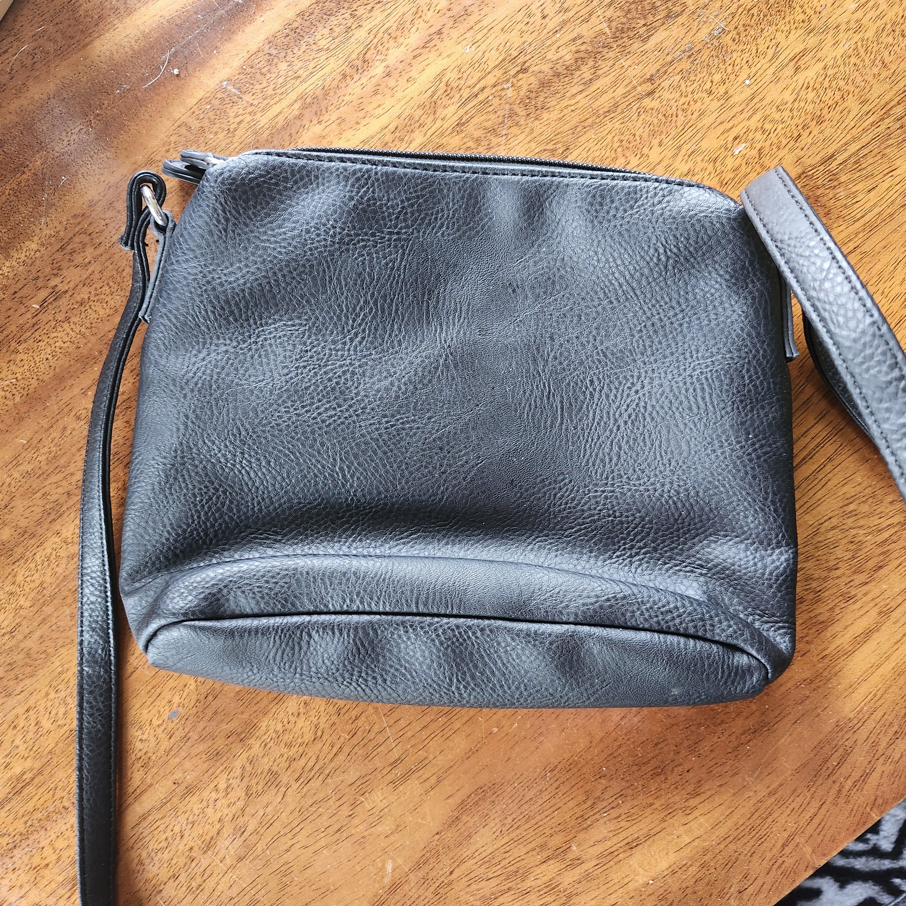 Other MultiSac Black PebbleFaux Leather Crossbody Bag Purse Strap Size ONE SIZE - 3 Thumbnail