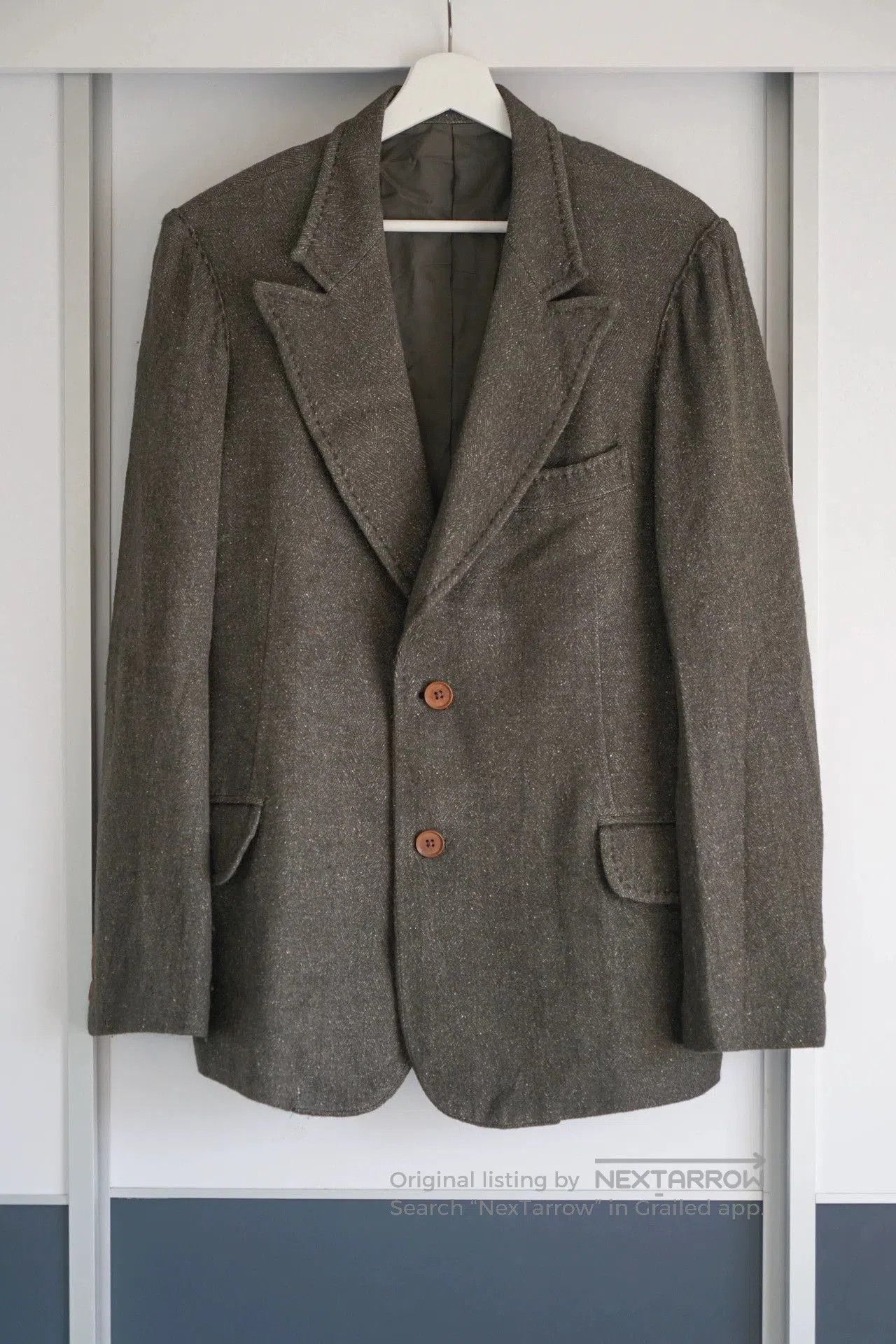 Yohji Yamamoto Yohji Yamamoto Custom Tailored Suit Jacket. Size US S / EU 44-46 / 1 - 1 Thumbnail
