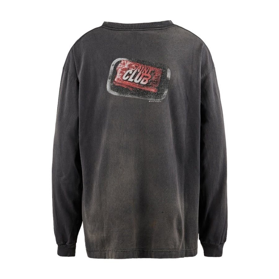image of Cali Thornhill Dewitt x Readymade Saint Michael “Saint Club” L/s Tee in Black, Men's (Size Large)
