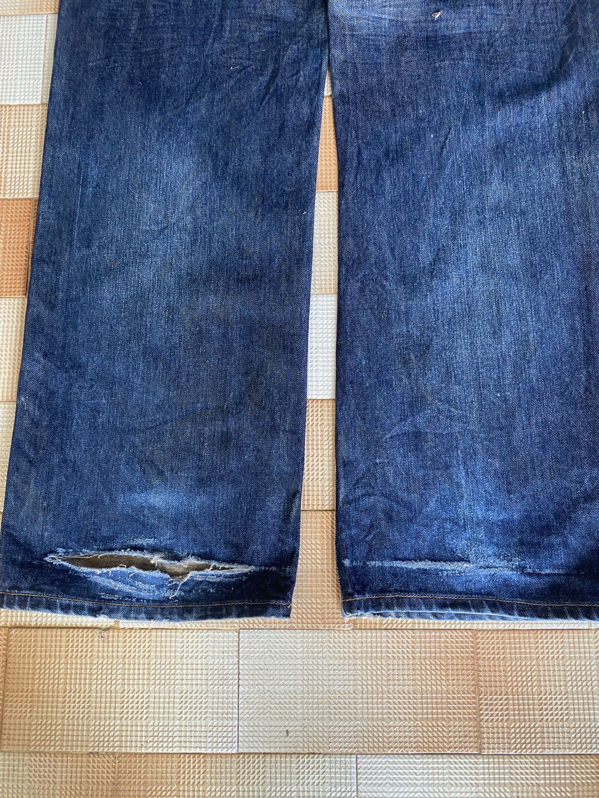 Vintage blue way straight cut denim