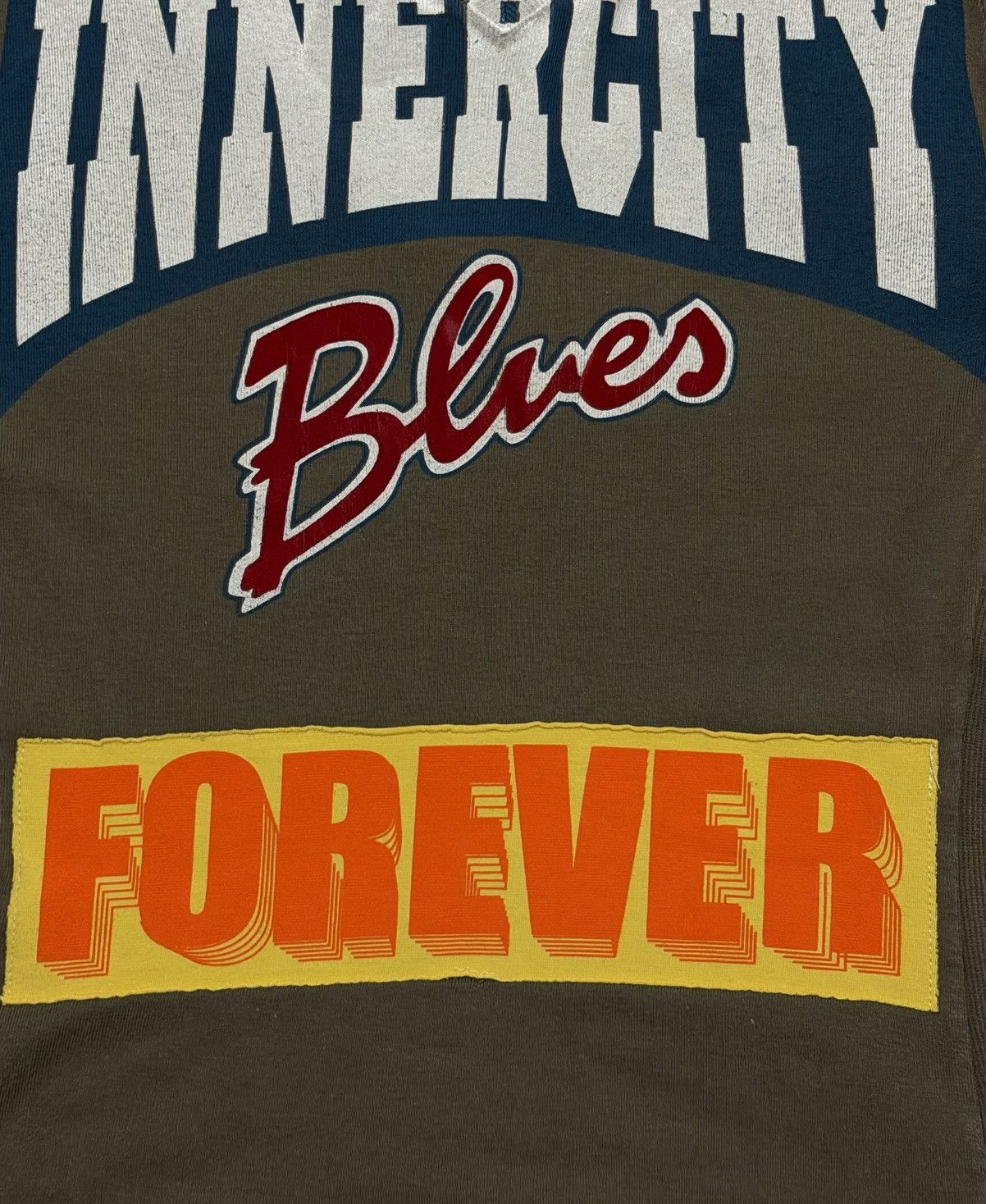 Dolce & Gabbana D&G “ORIGINAL INNERCITY Blues FOREVER” Ruffle Sleeve Top Size S / US 4 / IT 40 - 4 Thumbnail