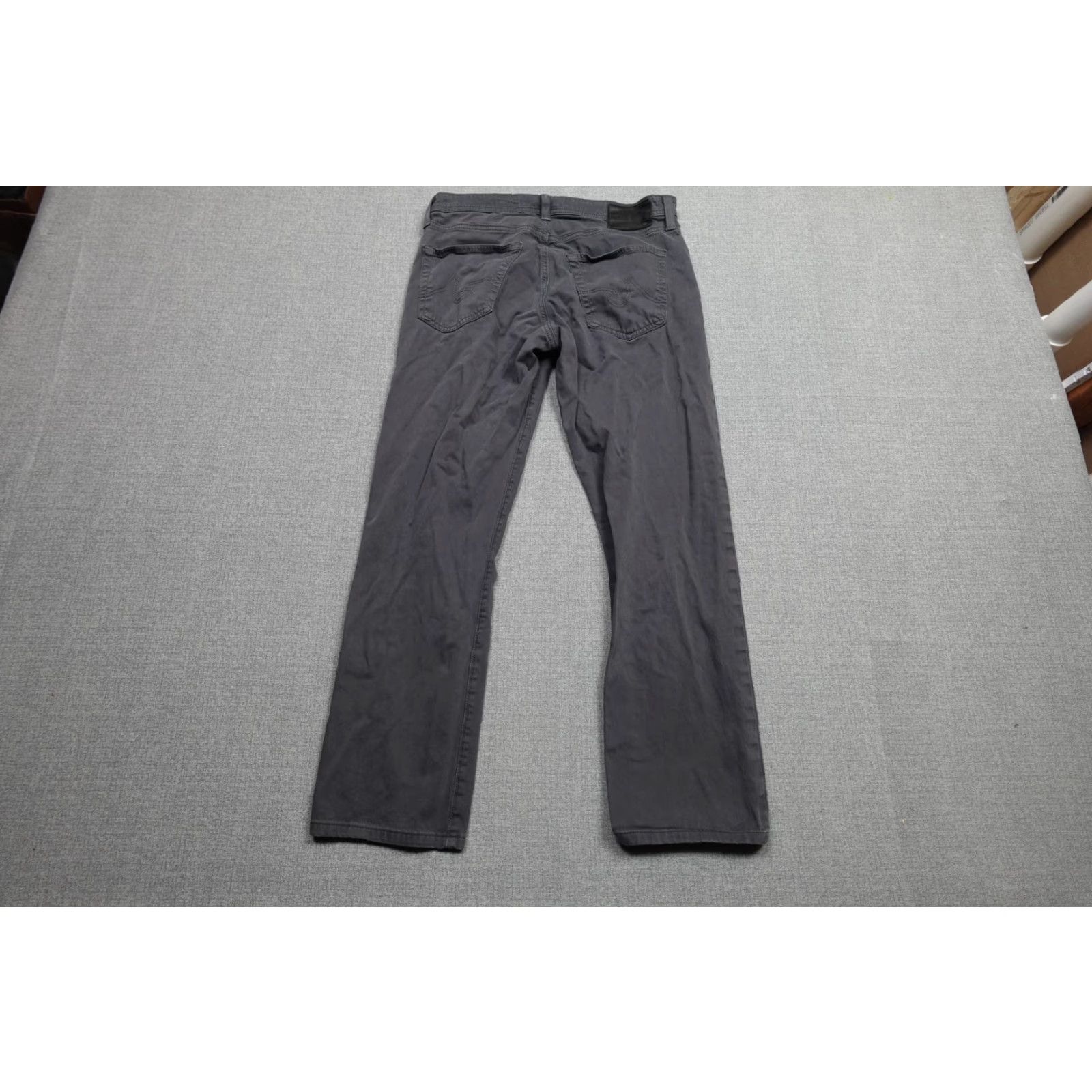 Vintage AG Adriano Goldschmied The Graduate Pants Mens 32x29 Gray Tailored Leg Made USA Size US 32 / EU 48 - 4 Thumbnail