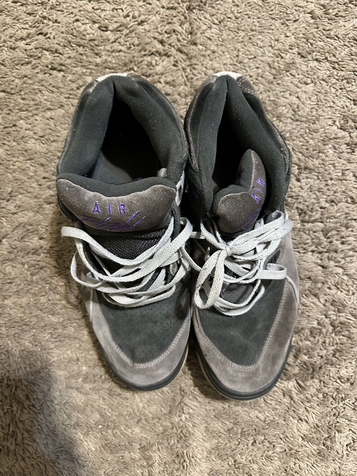 Nike × Vintage Vintage Nike Air flight 89 A “purple & grey” 2008 size 11 Size US 11 / EU 44 - 12 Thumbnail