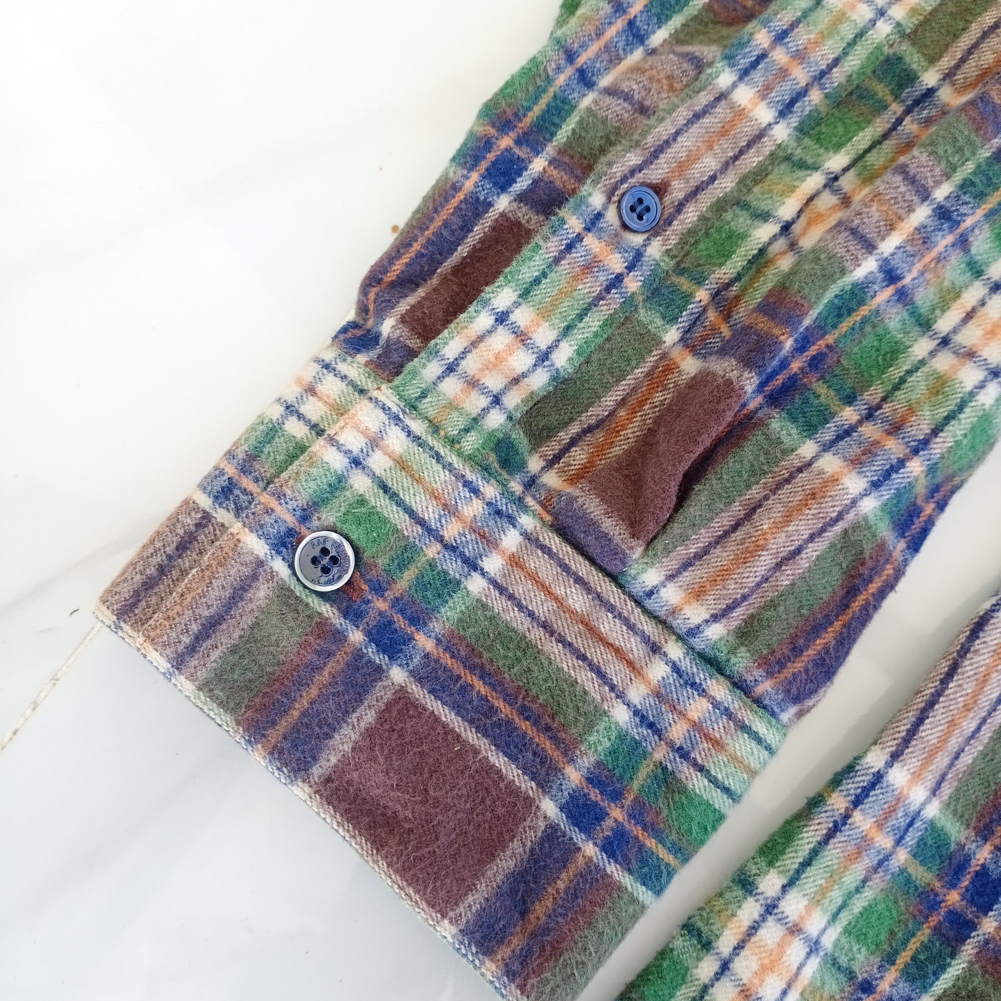 Raf Simons × Sterling Ruby Raf Simons X Sterling Ruby Check Flannel Green Brown Size US M / EU 48-50 / 2 - 9 Thumbnail
