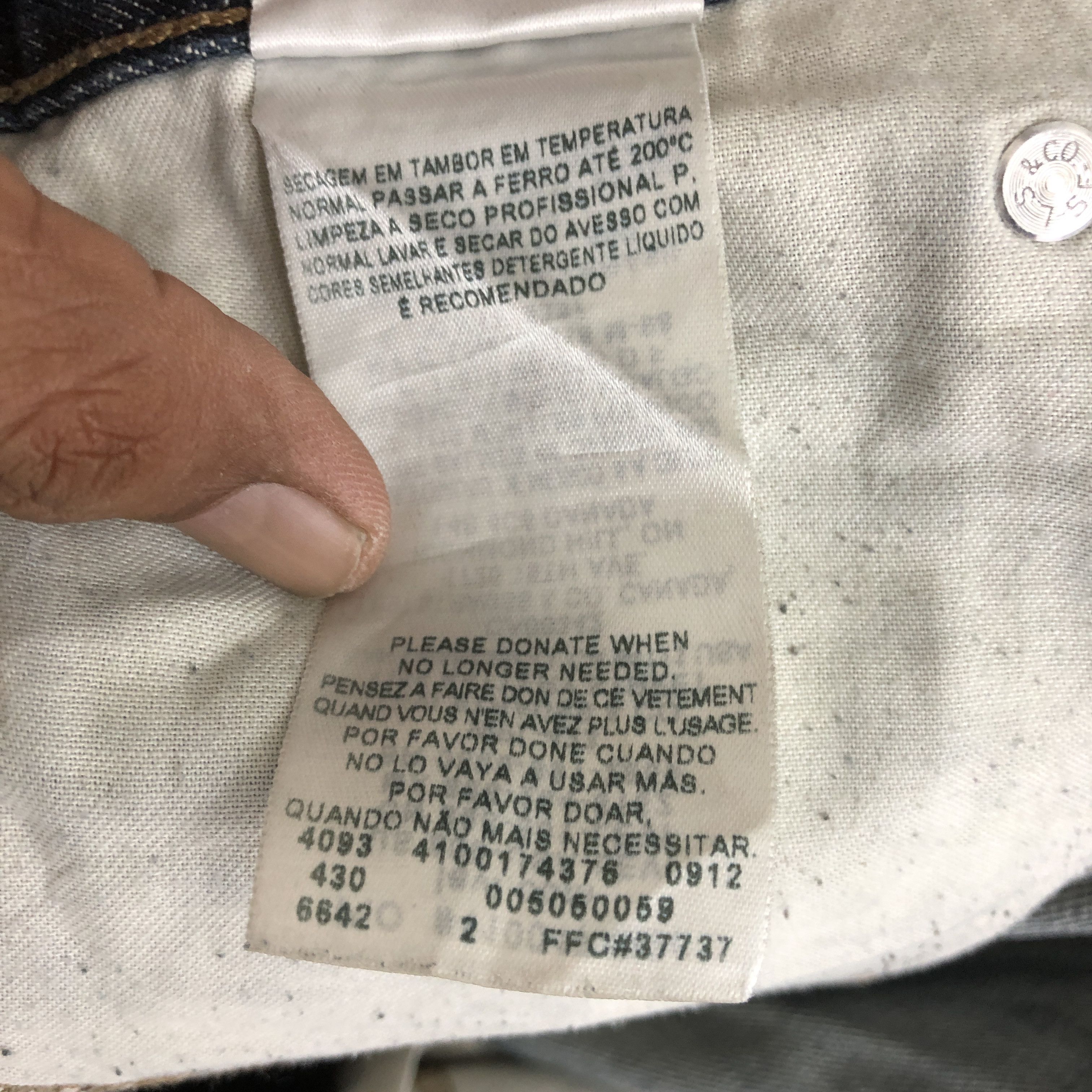 Levi's Vintage Y2K Levis 505 Faded Jeans Levi's Light Wash Denim Size US 36 / EU 52 - 7 Thumbnail