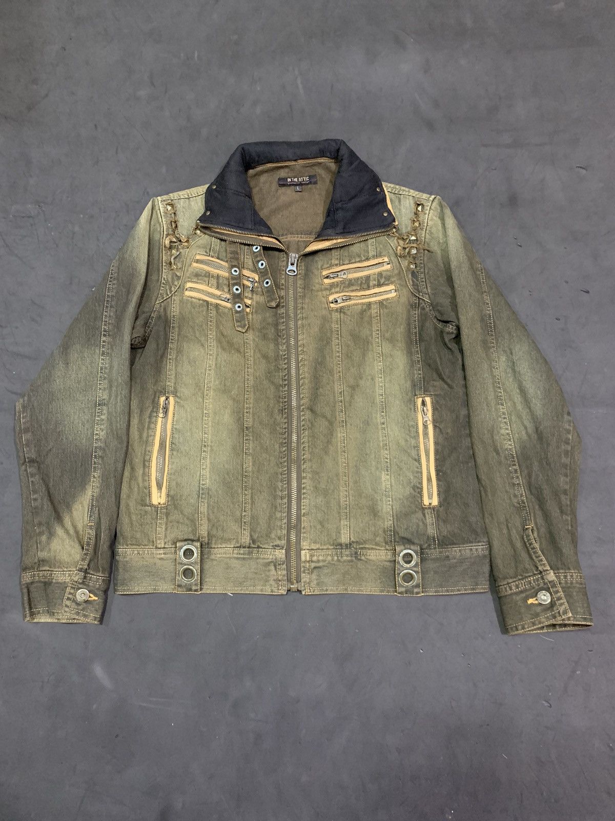 image of If Six Was Nine x In The Attic Bindingofferin The Attic Jacket Ifsixwasnine Lgb Styled in Washed Br