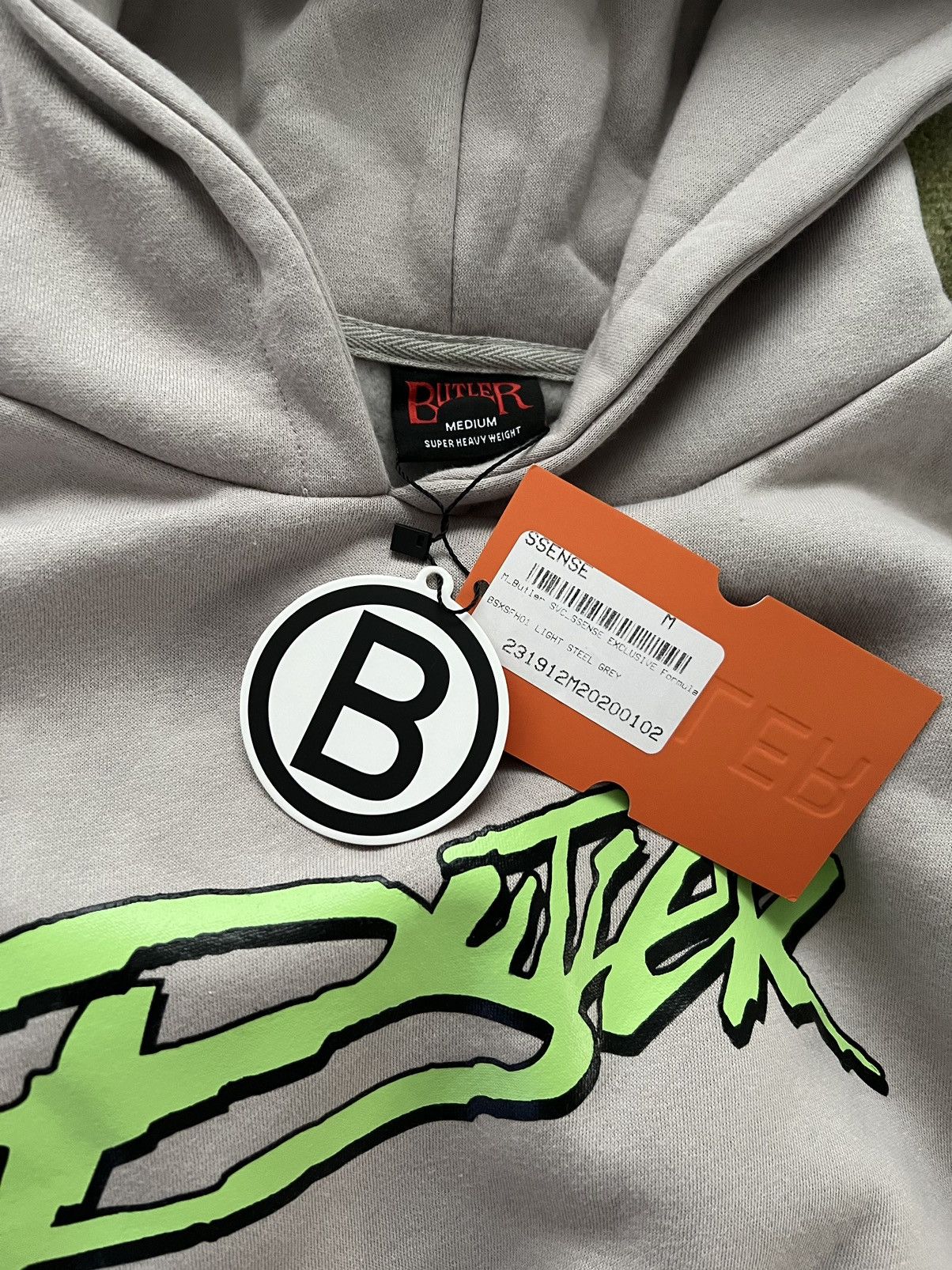 SSENSE Butler svc ssense exclusive gray heavyweight hoodie Size US M / EU 48-50 / 2 - 4 Thumbnail