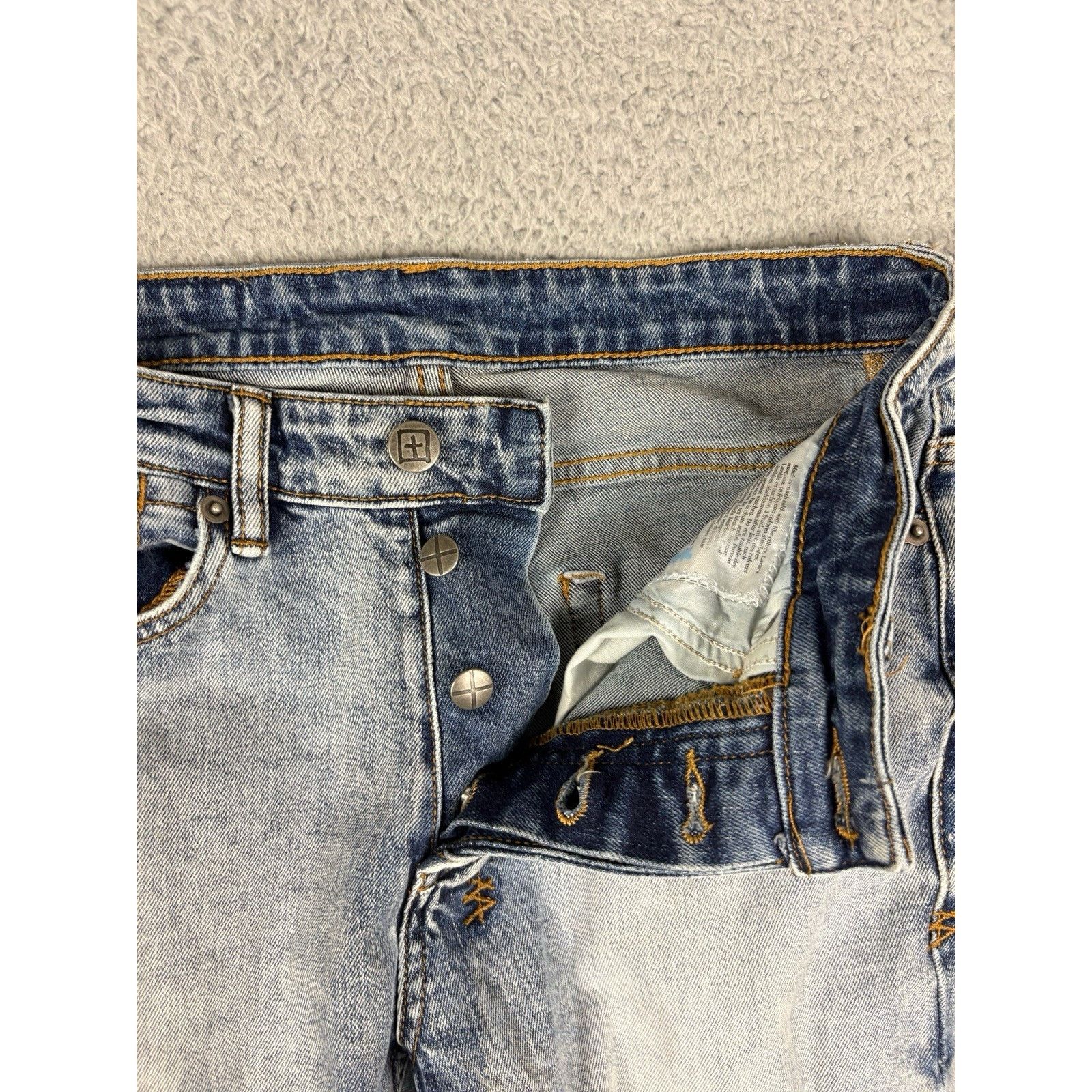 Ksubi Ksubi Van Winkle Jeans Men’s 30 Fits 29 Blue Grunge M Metal Size US 29 - 3 Thumbnail