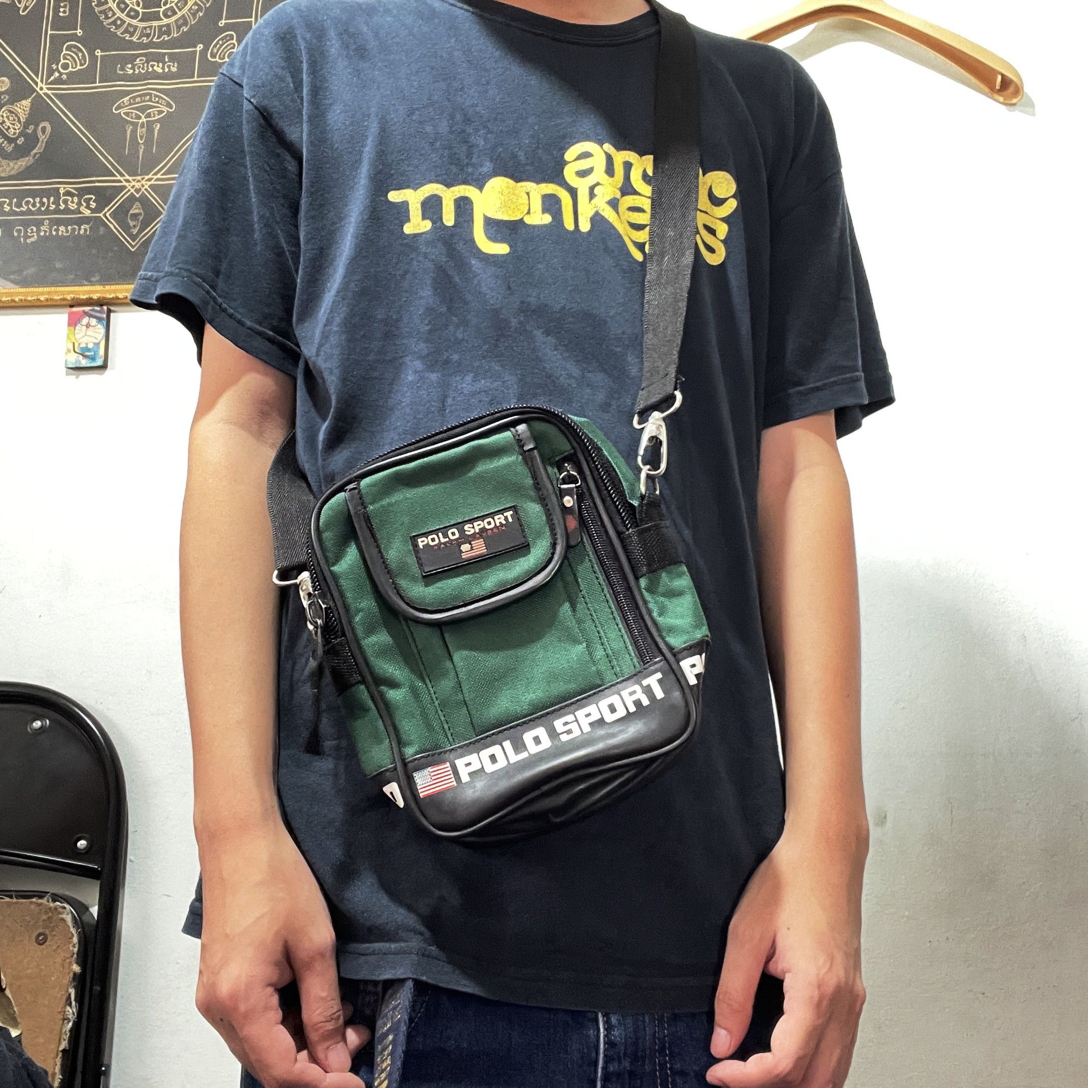 Polo Ralph Lauren Vintage 90s Polo Sport Ralph Lauren Crossbody Bag Size ONE SIZE - 1 Thumbnail