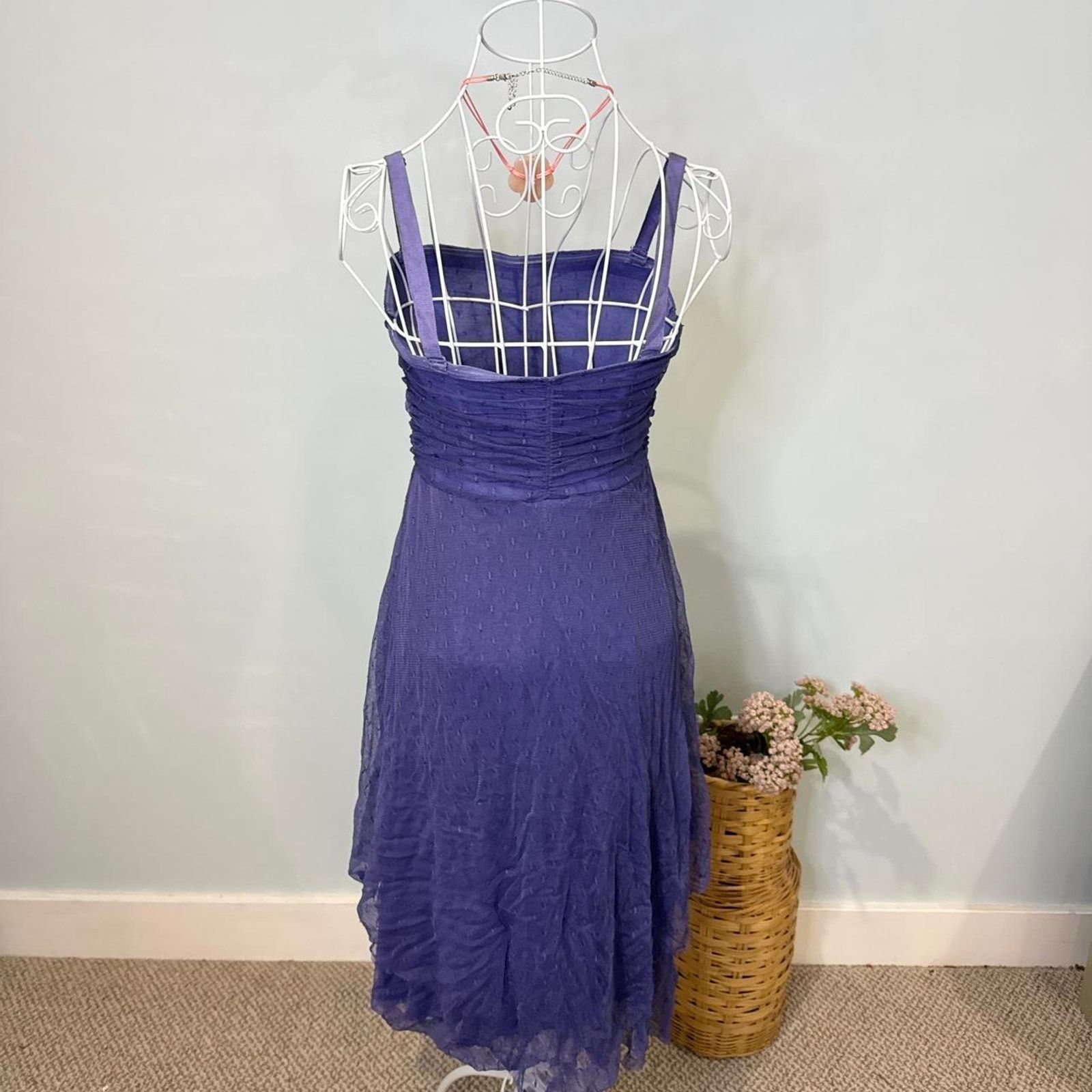 Free People Gorgeous vintage free people purple sleeveless fairy dress Size S / US 4 / IT 40 - 7 Thumbnail