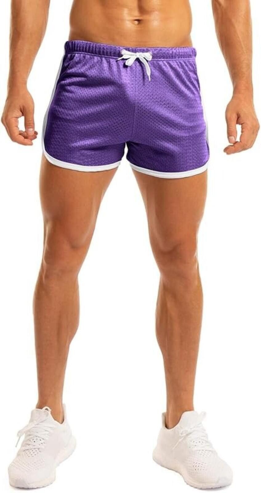 The Unbranded Brand AIMPACT Men's Shorts 3 inch Retro Workout Running Gym Shorts Size US 34 / EU 50 - 4 Thumbnail