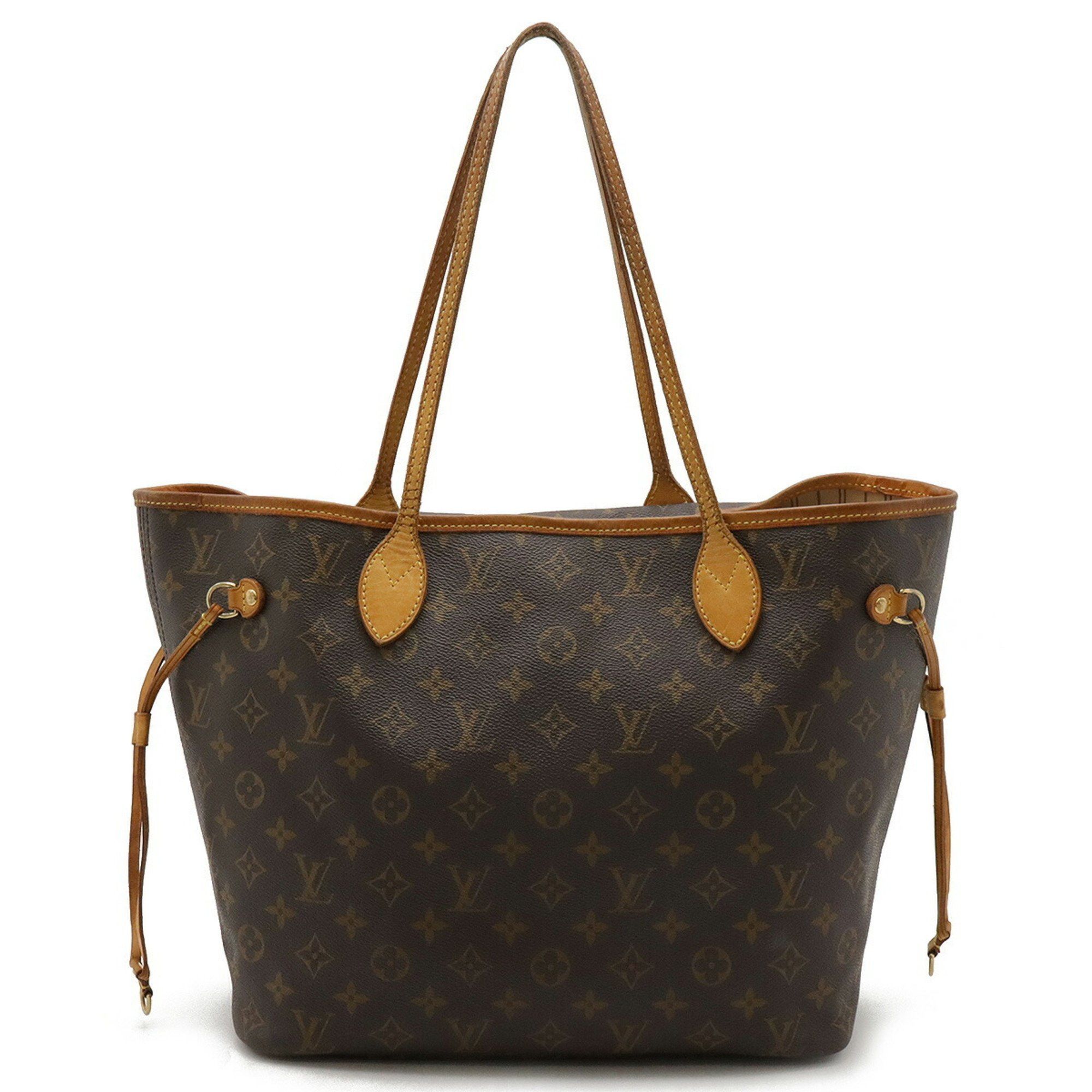 Louis Vuitton Monogram Neverfull Mm Tote Bag Shoulder M40156 in Brown, Women's