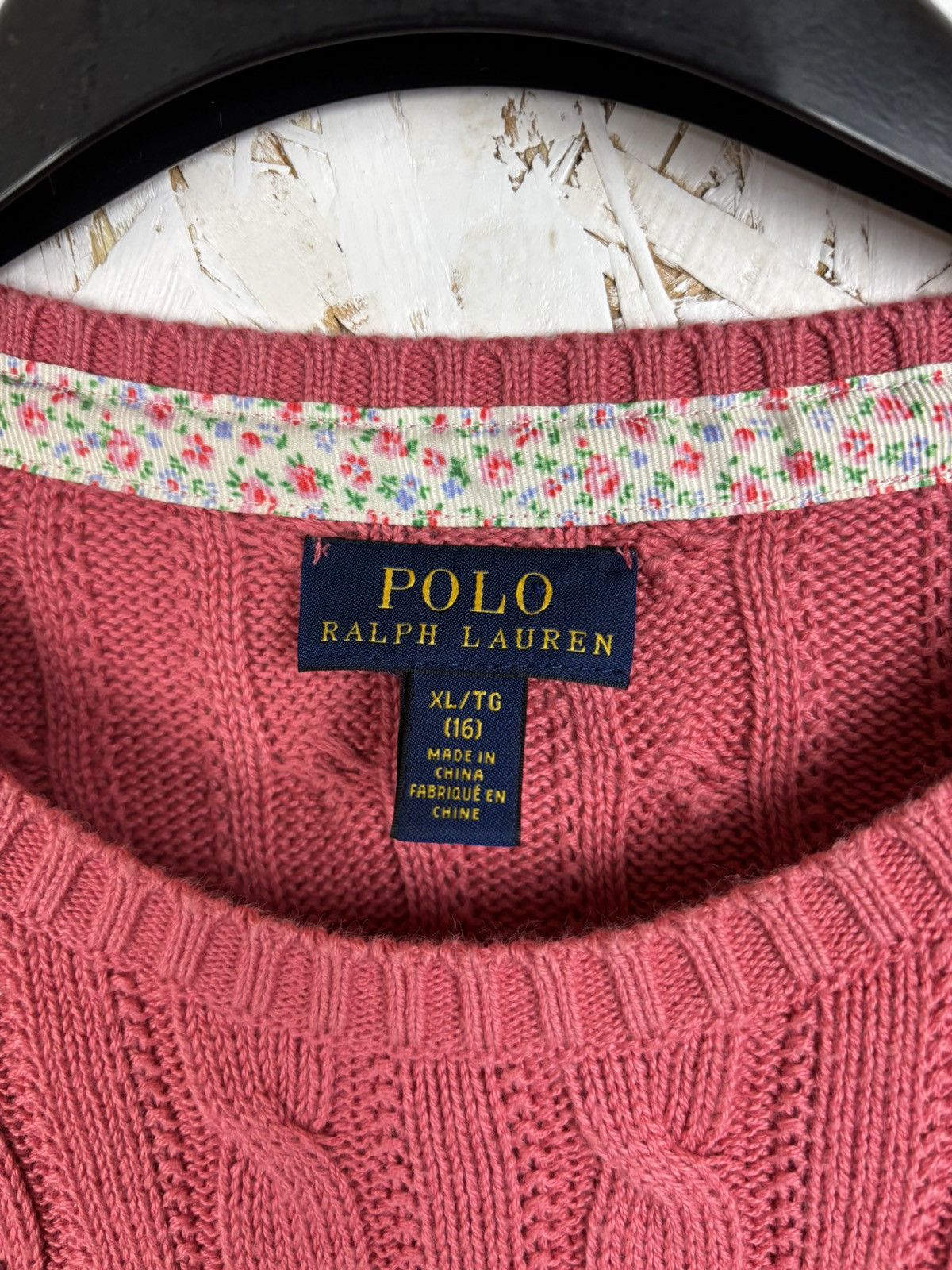 Polo Ralph Lauren Polo By Ralph Lauren Iconic Cable Knit Sweater XL Youth Size S / US 4 / IT 40 - 3 Thumbnail