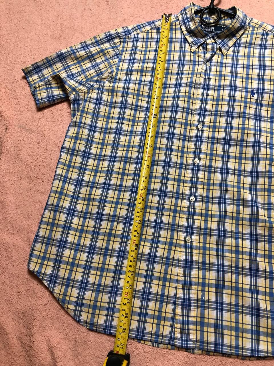 Polo Ralph Lauren Polo Ralph Lauren Collared Shirt Short Sleeve Plaid Size XL Size US XL / EU 56 / 4 - 12 Thumbnail