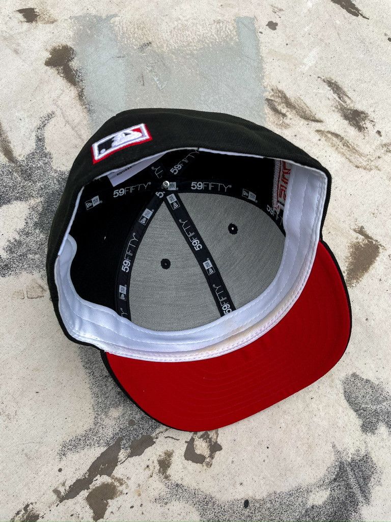 New Era New Era Atlanta Braves Hank Aaron 715 Fitted Cap Size ONE SIZE - 6 Thumbnail