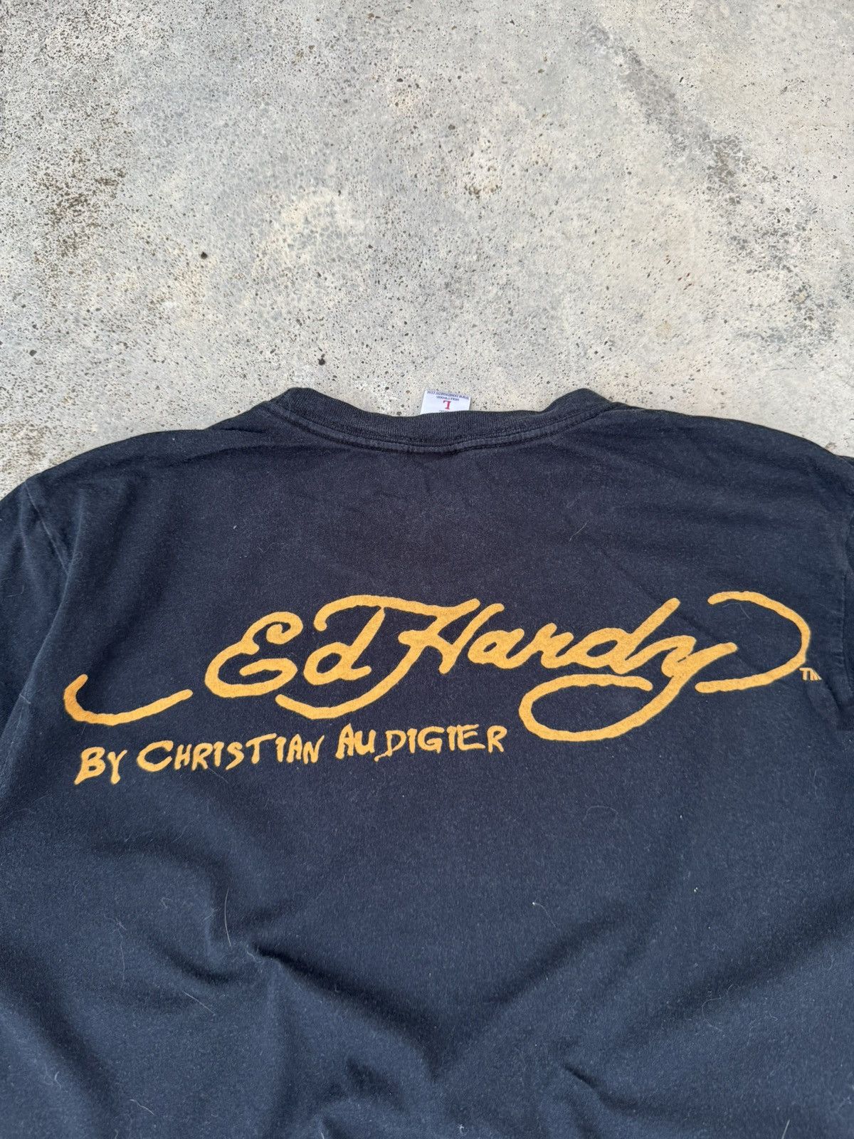 Christian Audigier Vintage Ed Hardy By Christian Audigier Demon Pirate T-Shirt Size US L / EU 52-54 / 3 - 8 Thumbnail