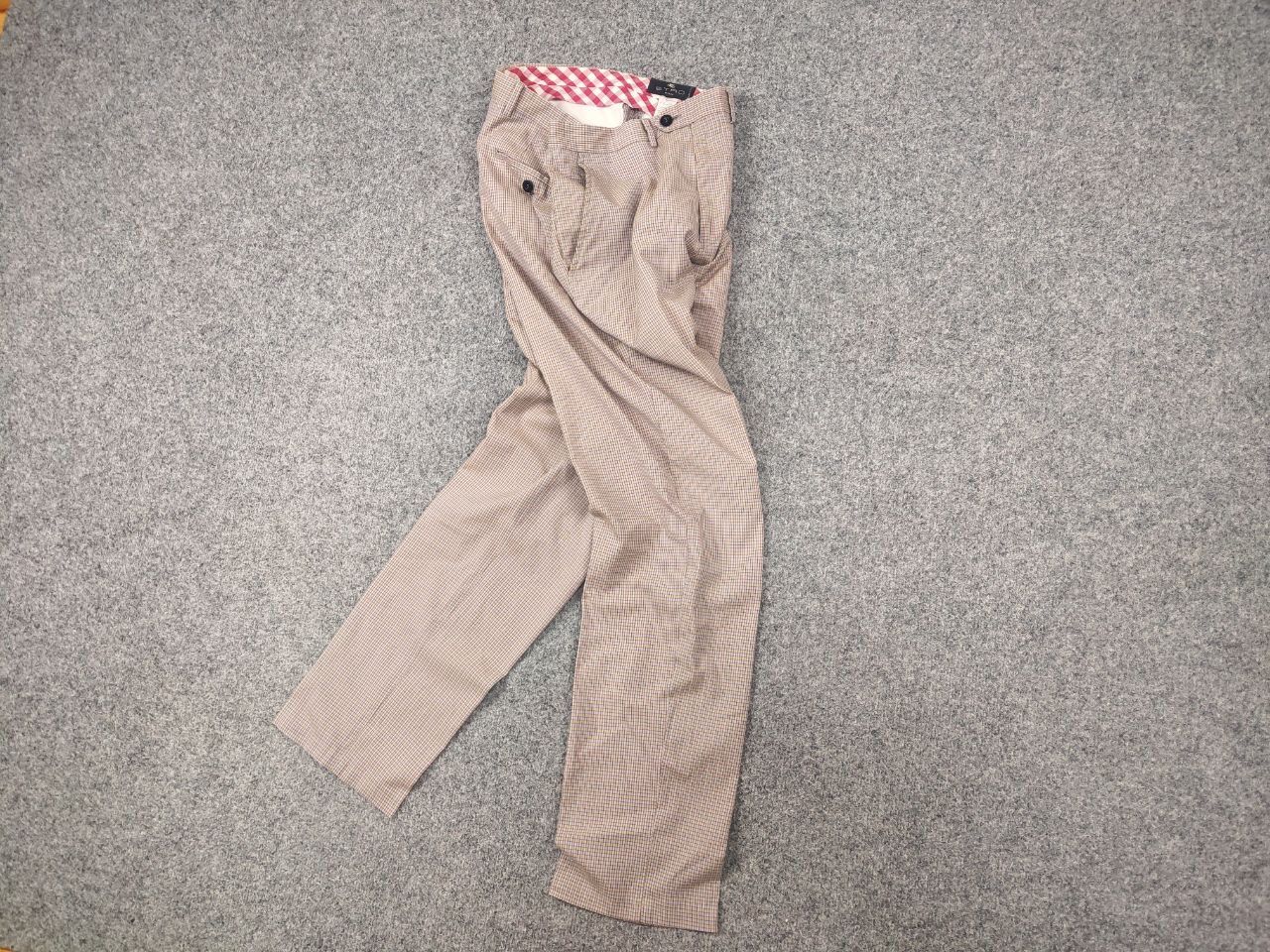 Etro Etro Vintage Italy Design Classic Trouser Pants check cotton Size US 32 / EU 48 - 3 Thumbnail