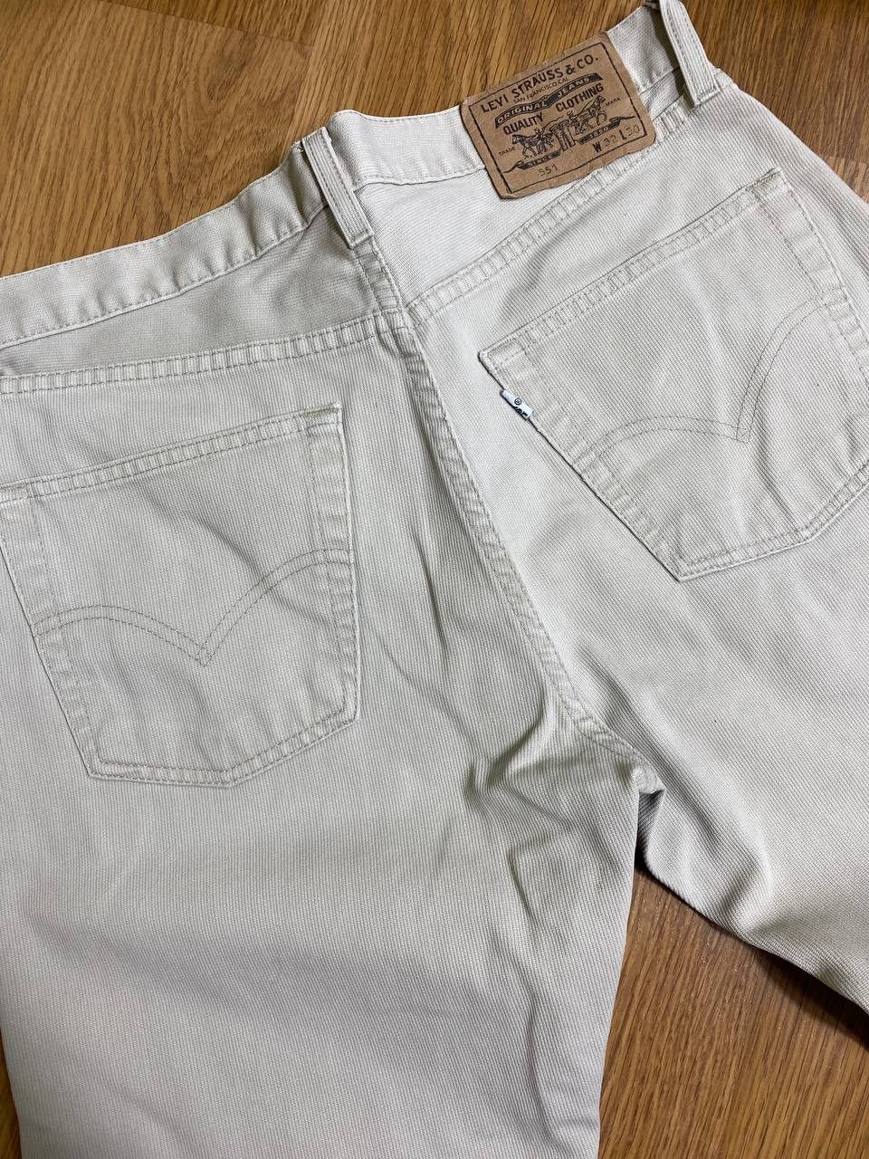 Levi's VINTAGE LEVIS 501 DISTRESS White WASH JEANS Size US 32 / EU 48 - 15 Thumbnail