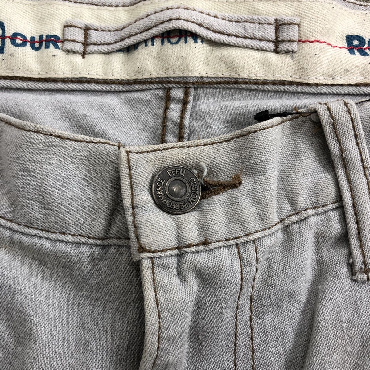 PPFM 2000s In The Attic WWE Players Rock N Roll Distressed Jeans Size US 32 / EU 48 - 7 Thumbnail