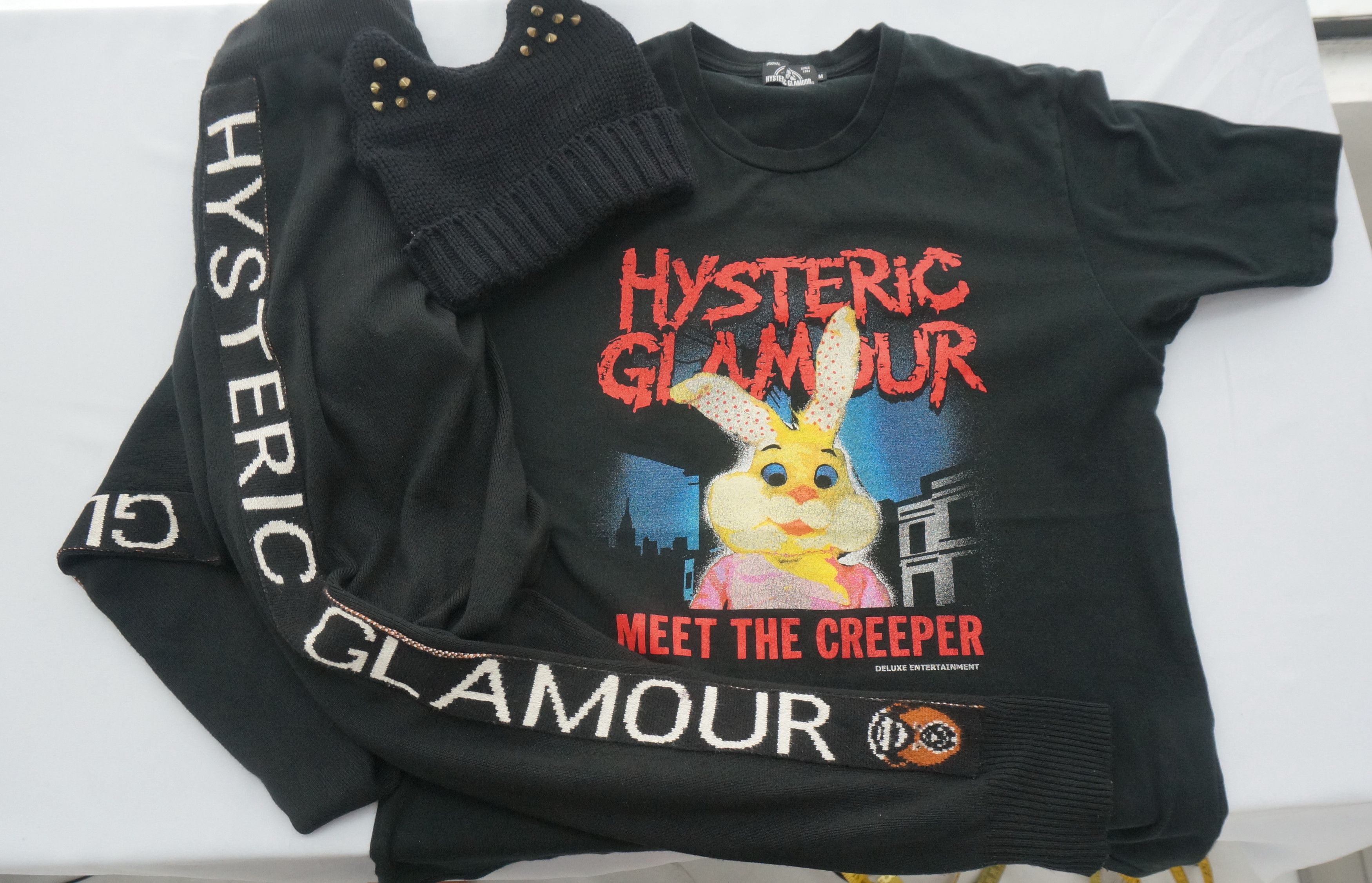 Japanese Brand Fyee Combo🔥 Hysteric Bunny Meet The Creeper Shirt Size US S / EU 44-46 / 1 - 2 Thumbnail