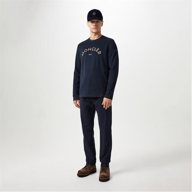 Moncler Edit Logo Long Sleeve T-Shirt Size US S / EU 44-46 / 1 - 4 Thumbnail