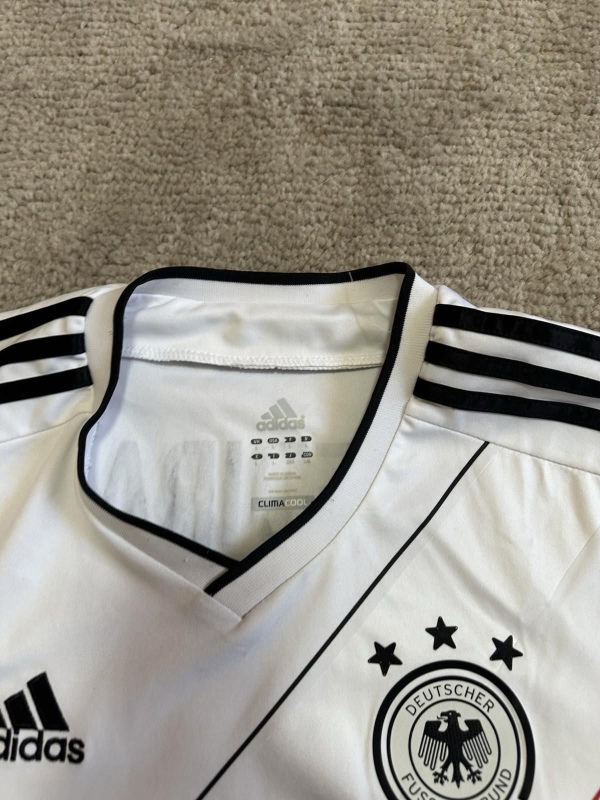 Adidas GERMANY 2012/13 FOOTBALL SOCCER HOME JERSEY #6 Khedira Size US M / EU 48-50 / 2 - 4 Thumbnail