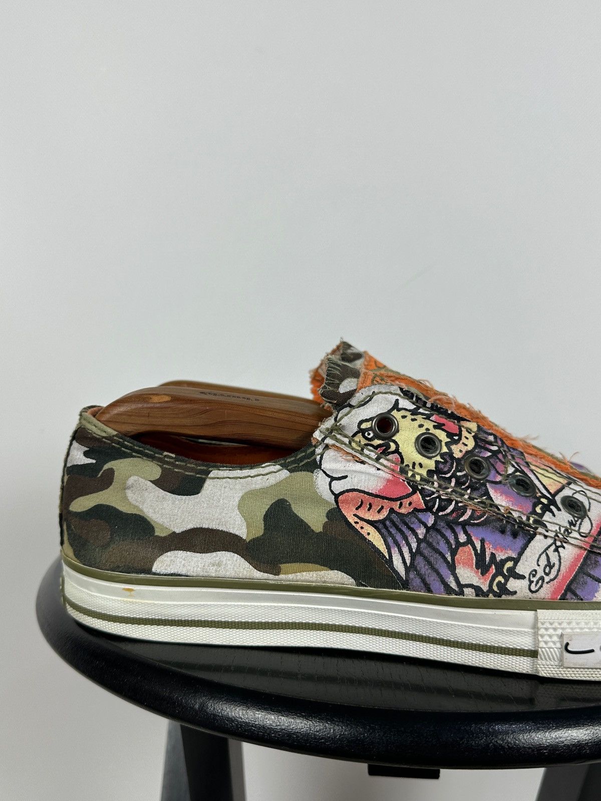 Ed Hardy Vintage Ed Hardy Y2K Camo Tattoo Graphic Slip On Sneakers Size US 11 / EU 44 - 17 Thumbnail