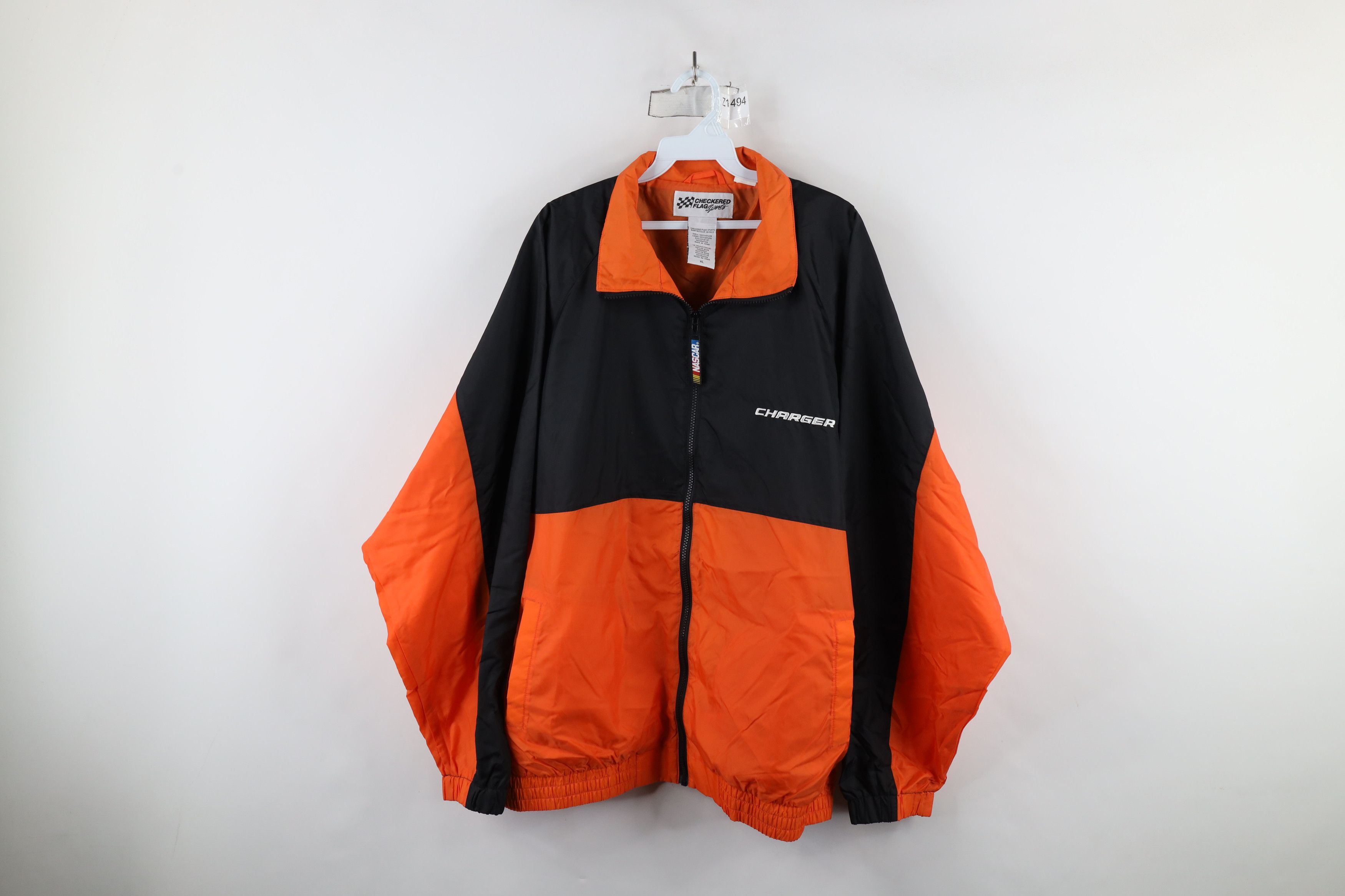 Vintage Vintage Y2K 2005 NASCAR Charger Full Zip Windbreaker Jacket Size US XL / EU 56 / 4 - 1 Thumbnail