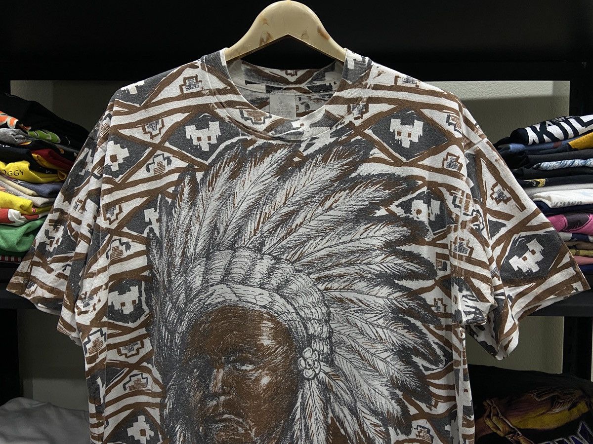 Band Tees × Vintage Vintage 90s Indian rock OVP Band TShirt Size US XL / EU 56 / 4 - 2 Thumbnail