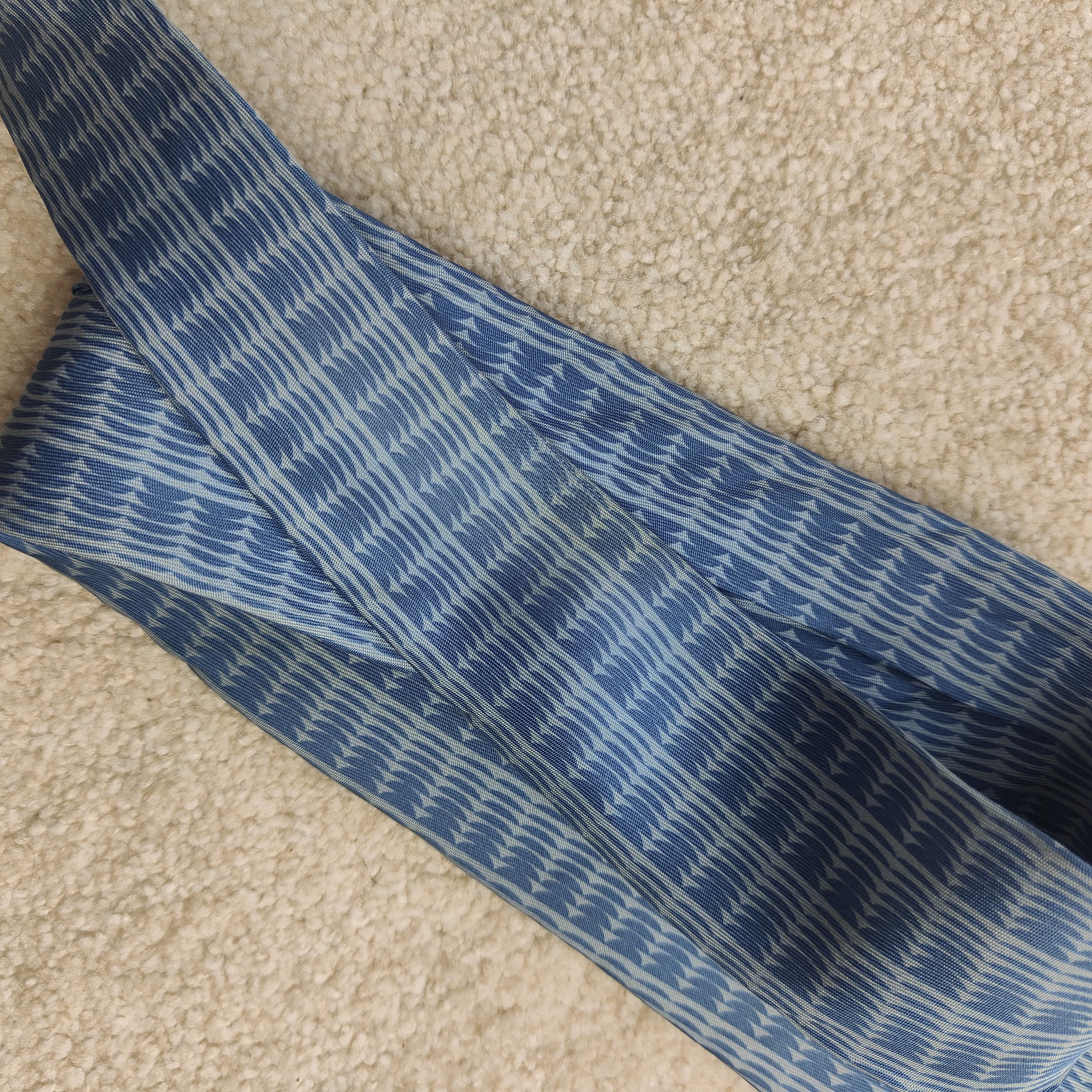 Hermes Hermes Paris Silk Tie Geometric 5280 SA Size ONE SIZE - 4 Thumbnail