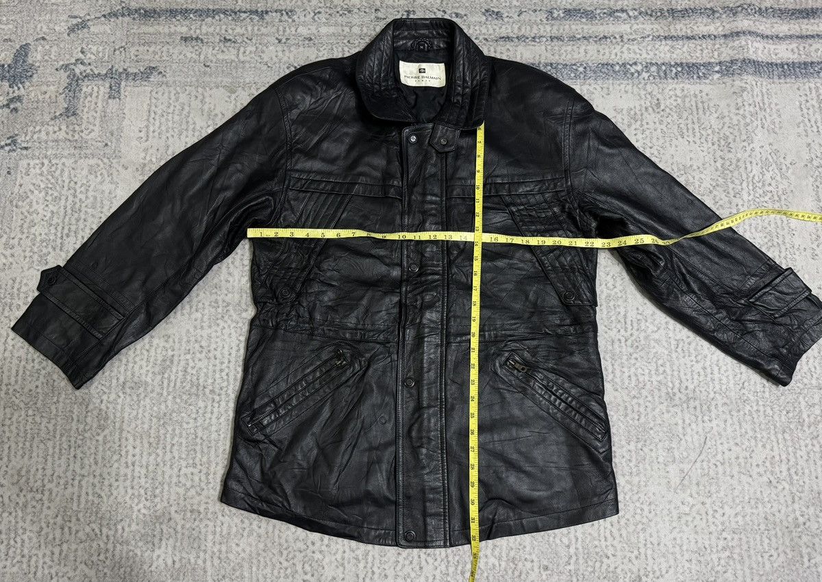 Pierre Balmain Vintage Pierre Balmain leather jacket Size US M / EU 48-50 / 2 - 11 Thumbnail