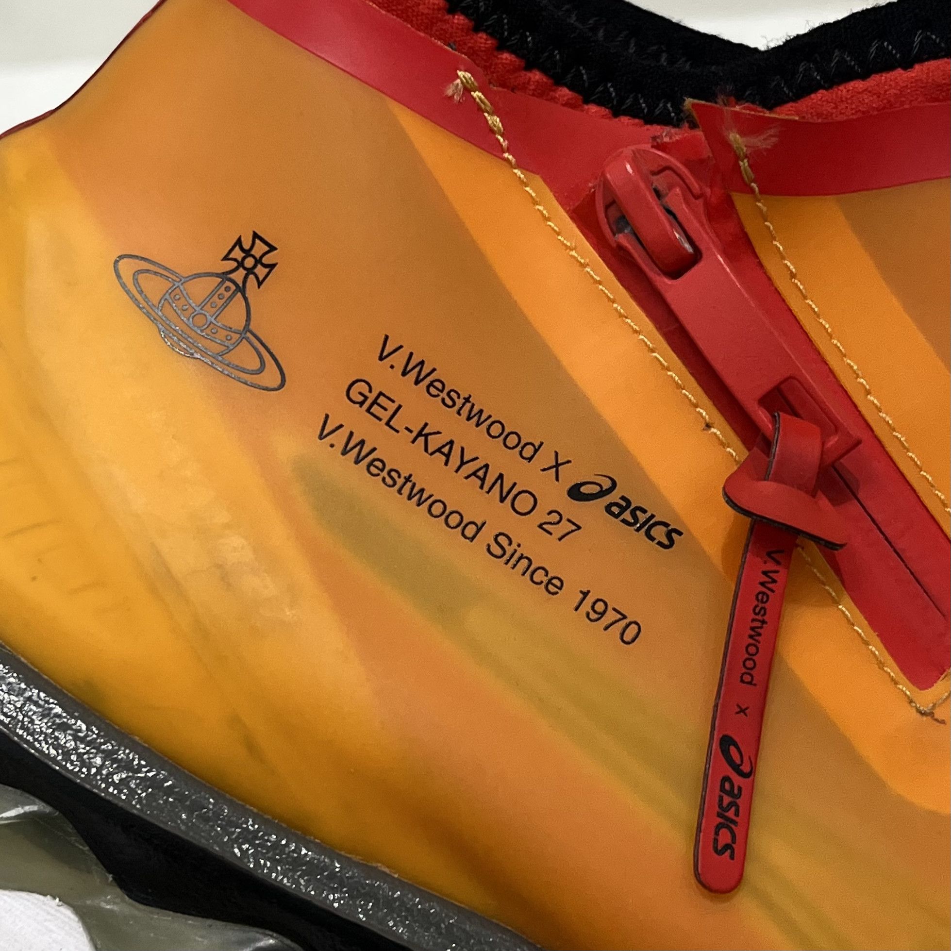 Asics × Vivienne Westwood ASICS Gel-Kayano 27 LTX Vivienne Westwood Citrus Size US 9.5 / EU 42-43 - 6 Thumbnail