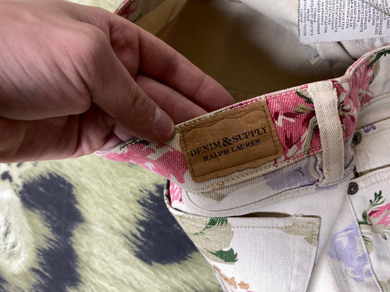 Denim & Supply Ralph Lauren Denim & Supply Ralph Lauren Flower Print Denim Jeans Size 29 Size 29" - 4 Thumbnail