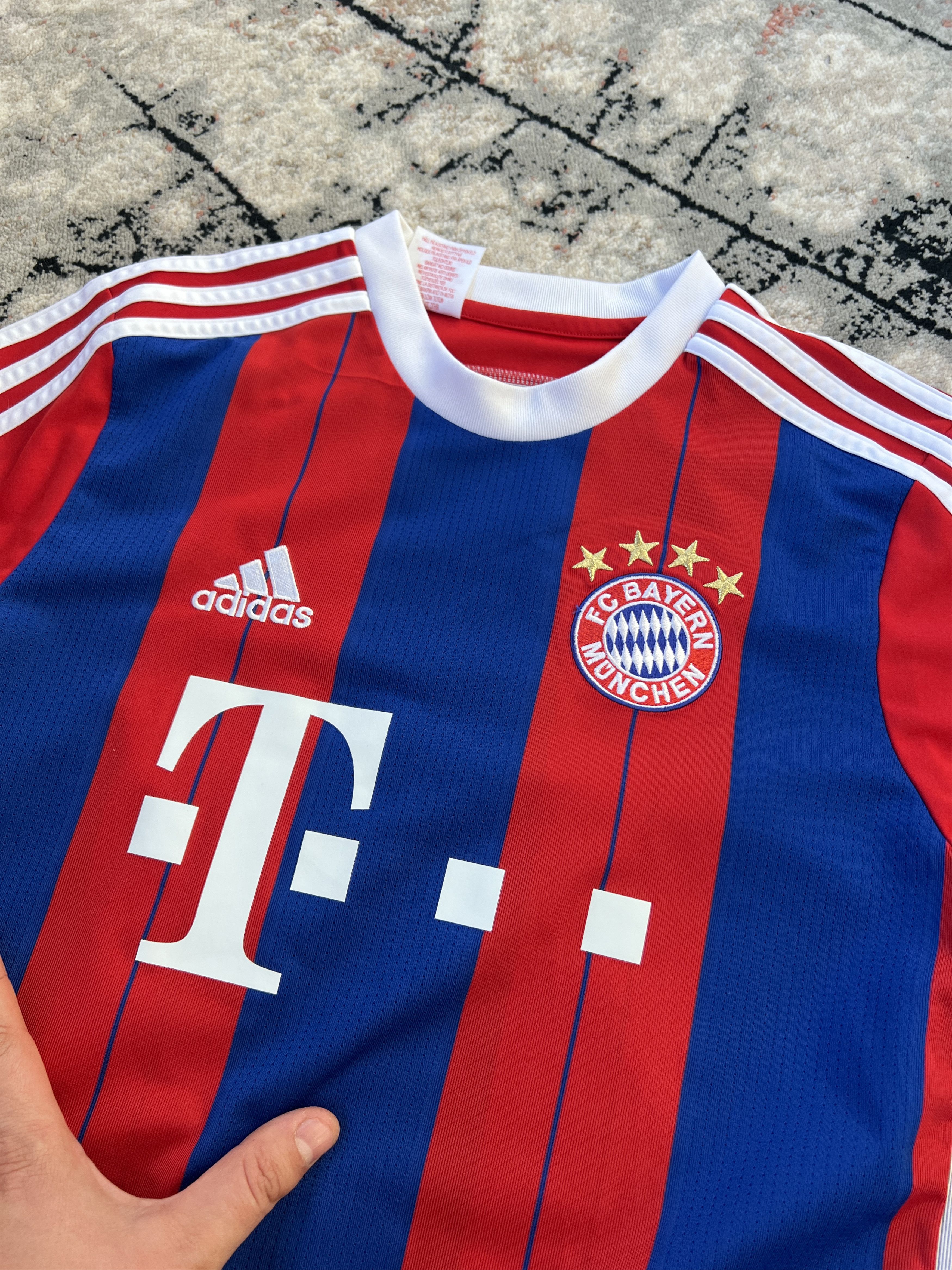Adidas Adidas Bayern Munchen Johannes 27 Y15-16 Jersye Size US XS / EU 42 / 0 - 2 Thumbnail