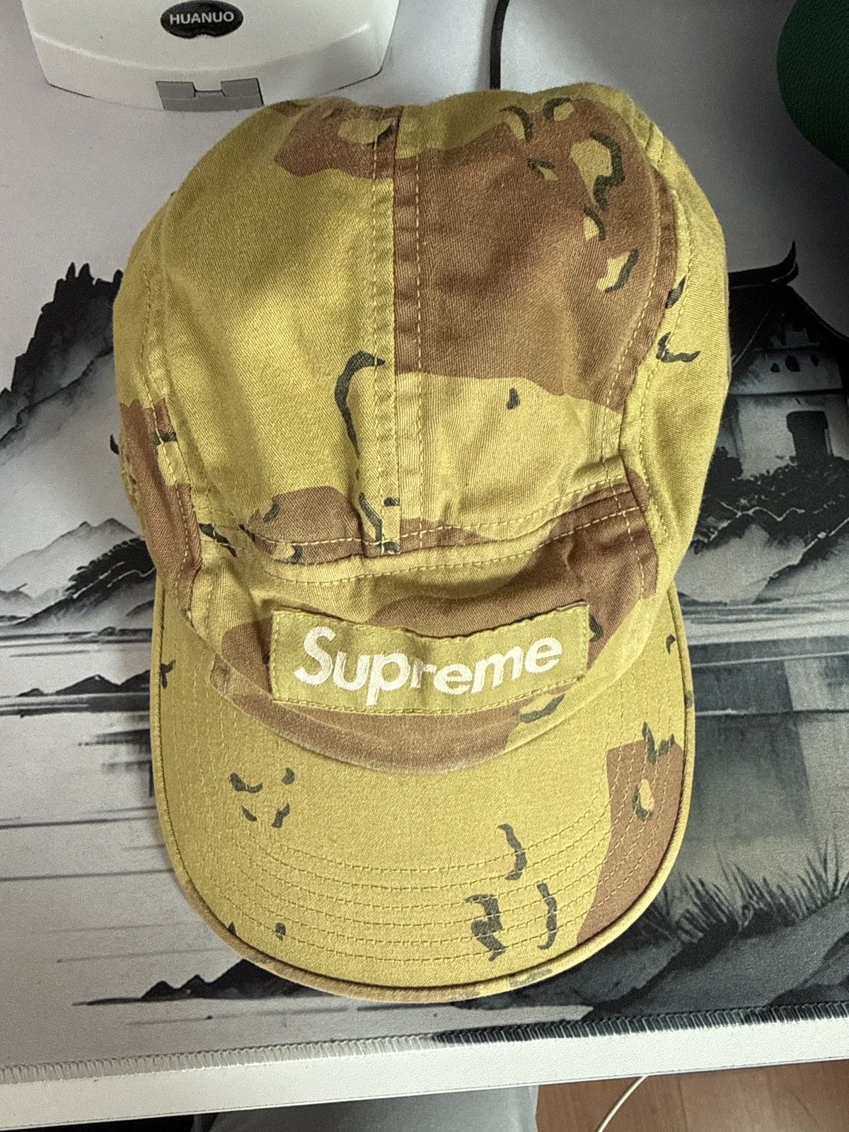 Supreme Supreme Overdyed Camo Camp Cap Size ONE SIZE - 3 Thumbnail