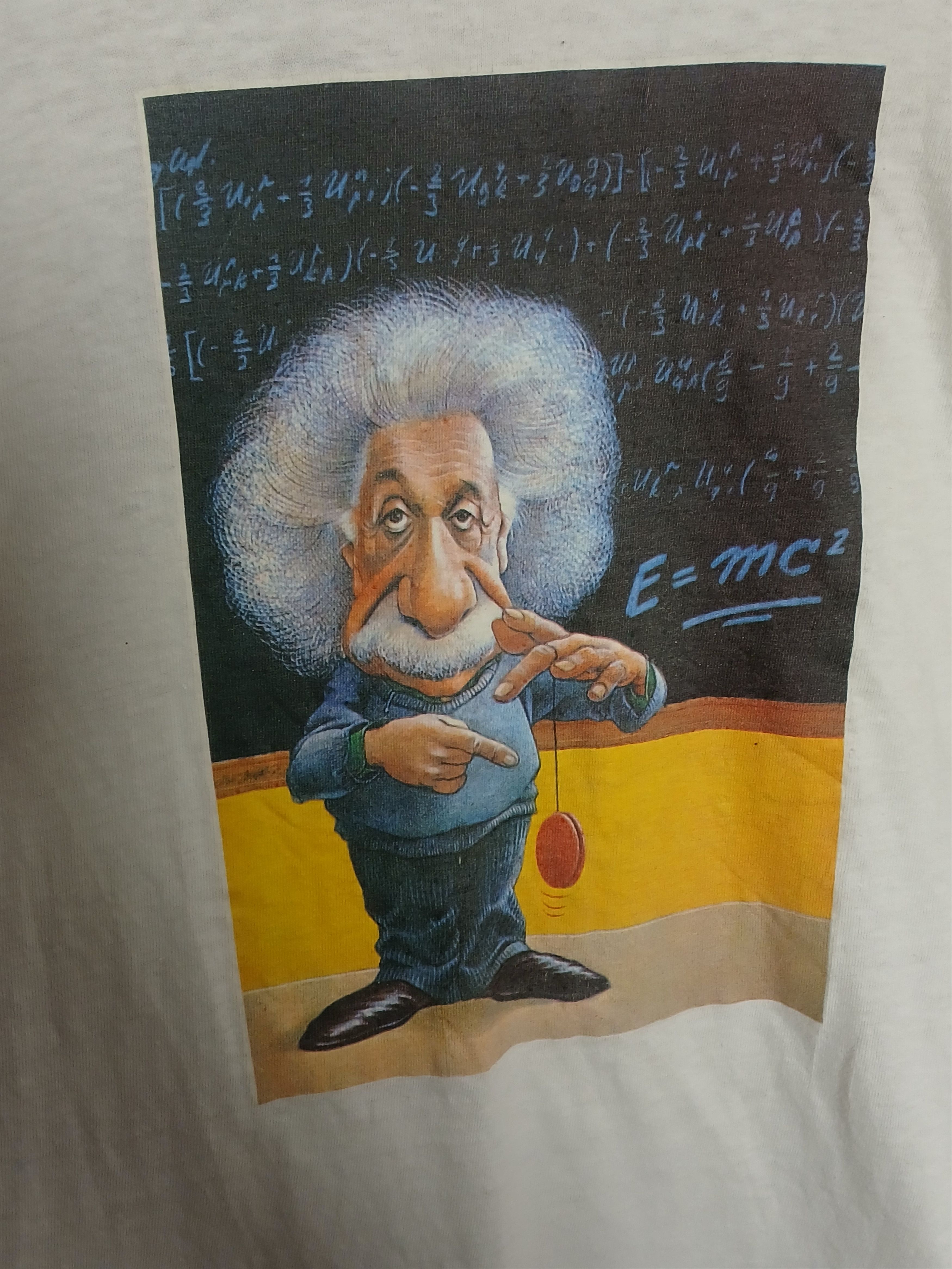 Arts & Science × Vintage Vintage Albert Einstein Single Stitch T-Shirt Size US M / EU 48-50 / 2 - 3 Thumbnail