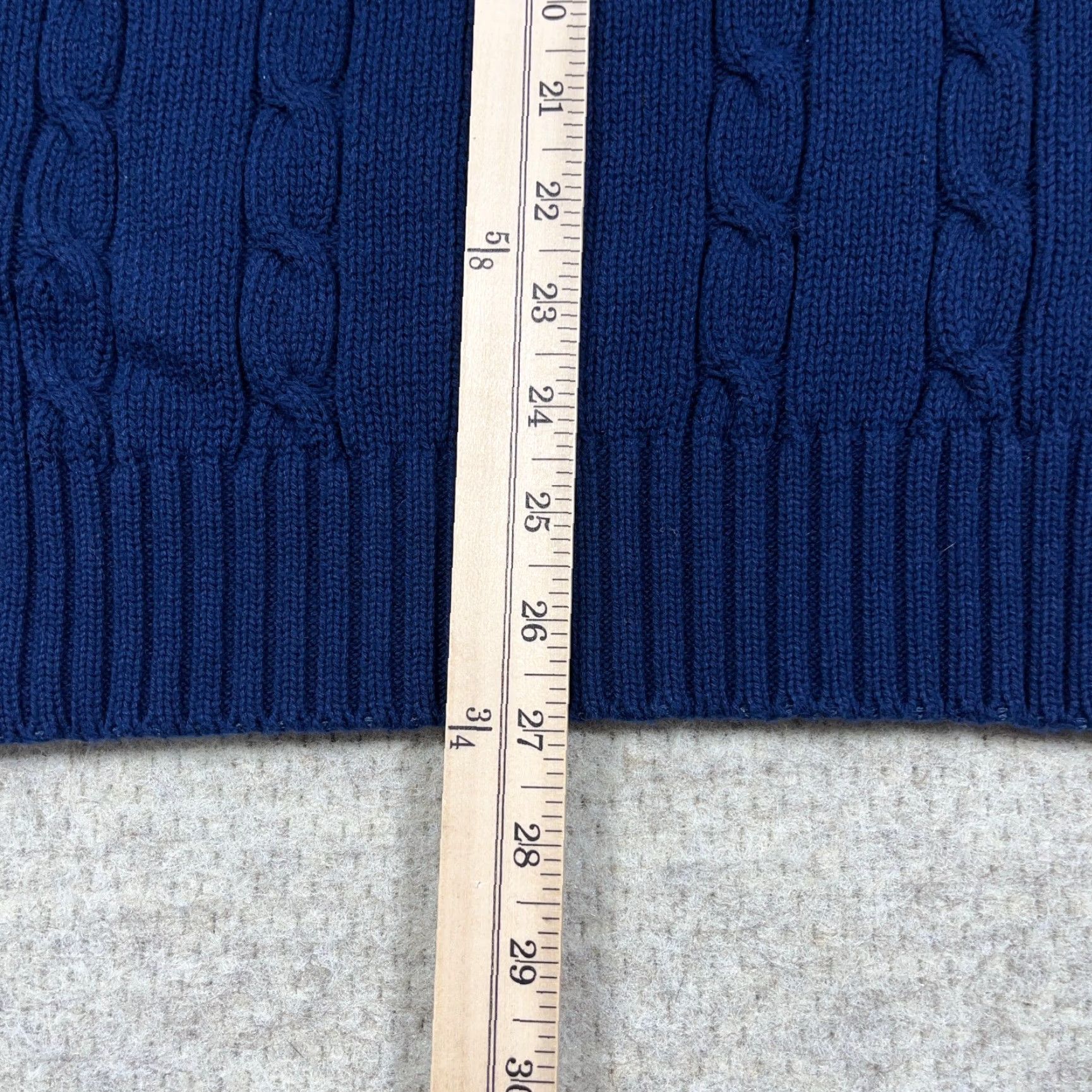 Alexander Julian VINTAGE Alexander Julian Grandpa Sweater Men L Navy Blue Cable Knit Crewneck Rib Pullover 90s Classic Seasonal All Seasons Casual Workwear Mens Size US L / EU 52-54 / 3 - 7 Thumbnail