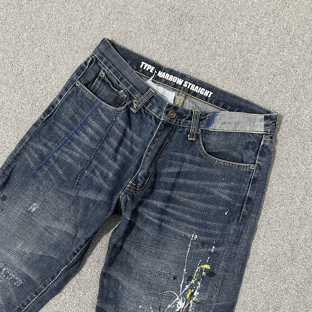 Neighborhood Neighborhood - Splatter Paint Selvedge Pants Size US 31 - 2 Thumbnail