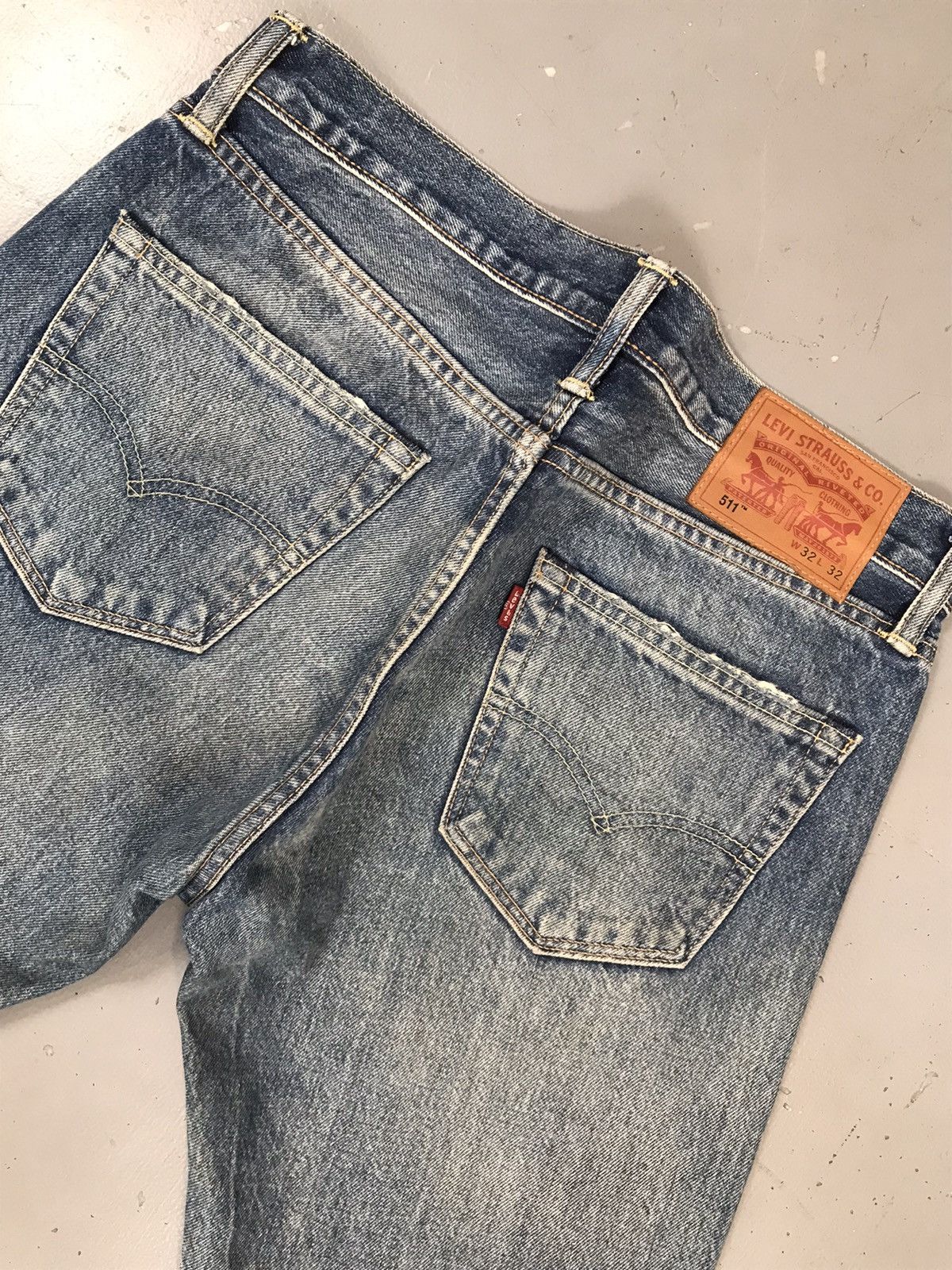 Levi's × Vintage Vintage Levi’s Strauss & co salvage 511 red tab denim Size US 33 - 11 Thumbnail