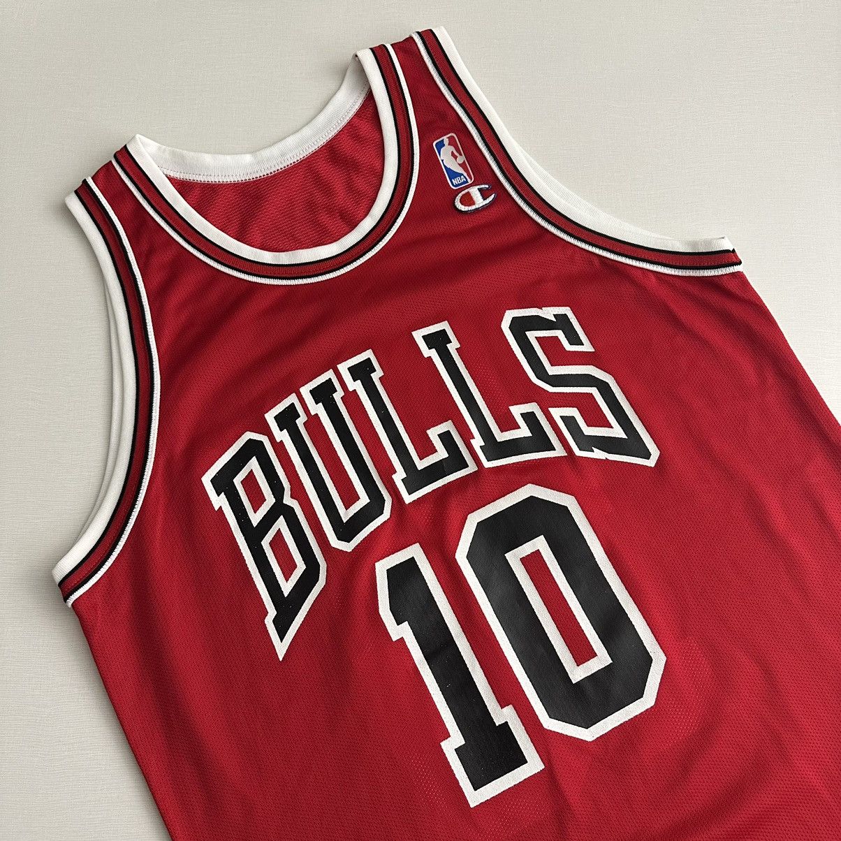 Champion × NBA × Vintage 90s NBA Champion Jersey Chicago Bulls BJ Armstrong 44/L Size US L / EU 52-54 / 3 - 2 Thumbnail