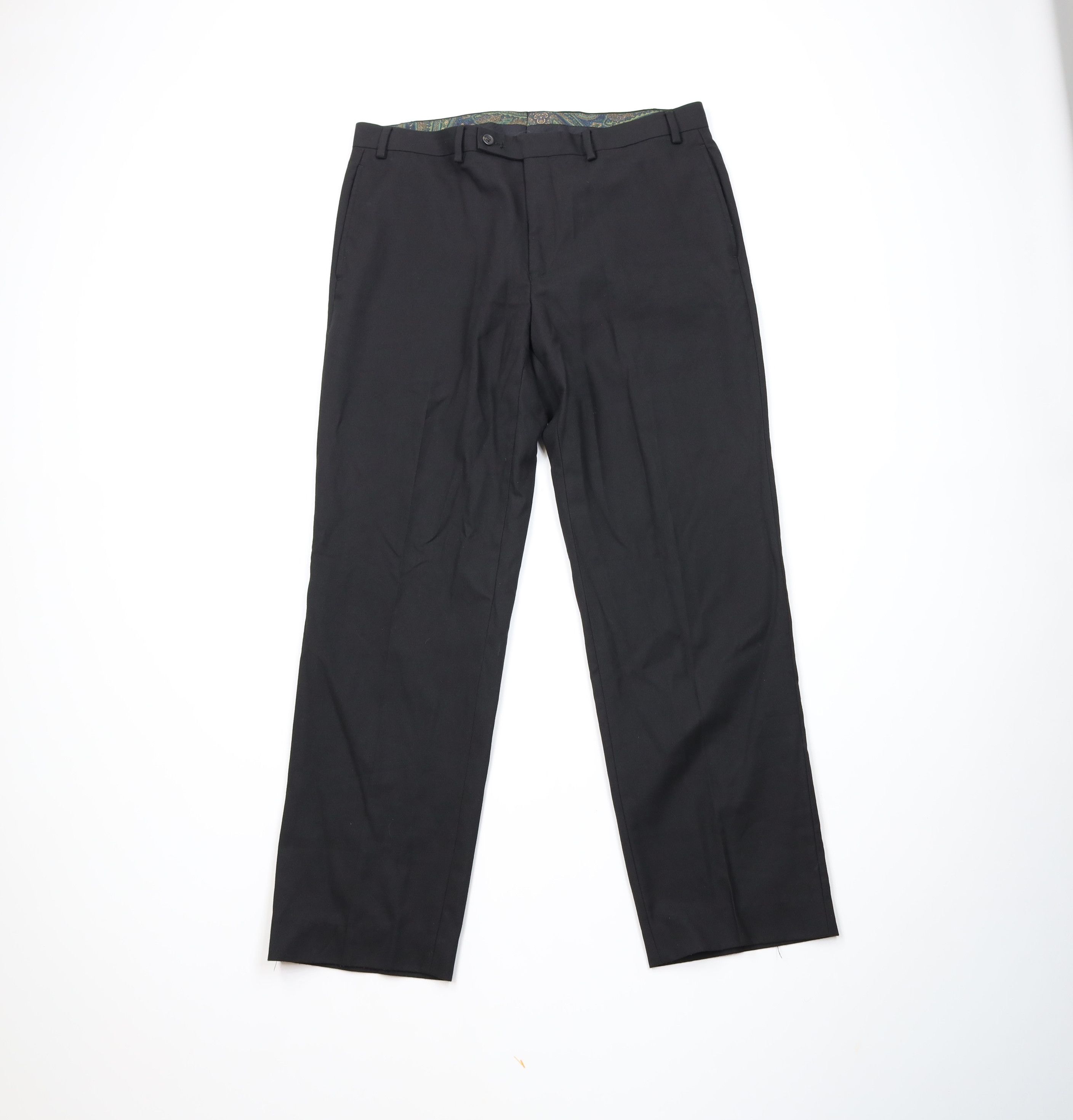 Ralph Lauren Vintage Ralph Lauren Rayon Straight Leg Chino Pants Black Size US 36 / EU 52 - 1 Thumbnail